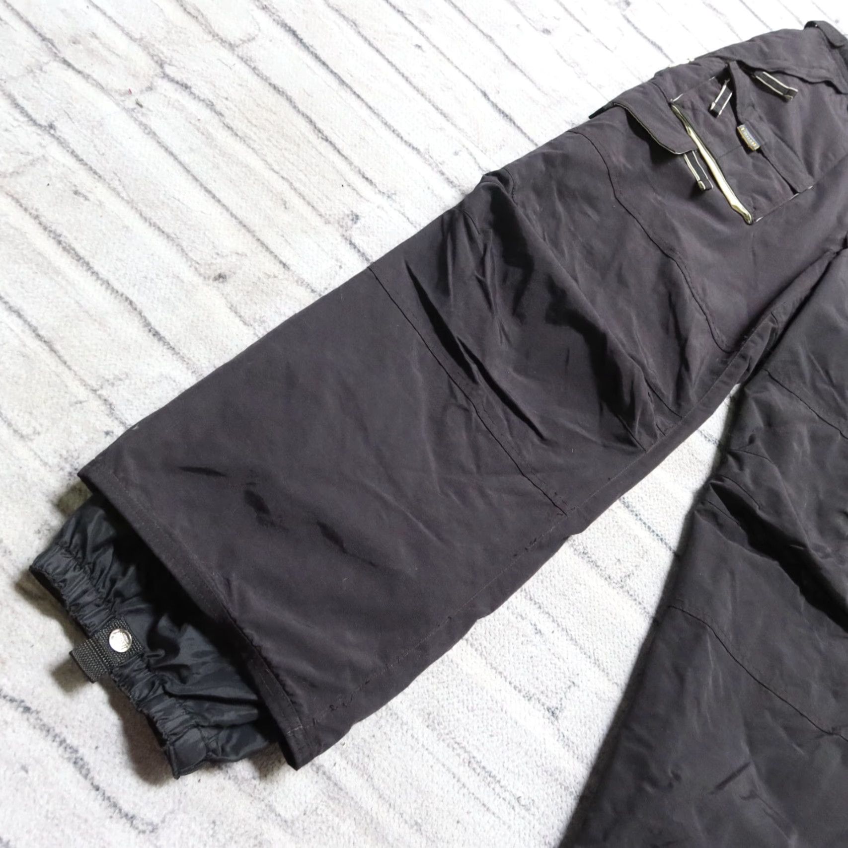 Vintage VINTAGE Planet Earth Snow Pants Mens Snowboard Black 90s Size L 28 1/2in 33in Jeans Winter Ski Size US 33 - 4 Thumbnail