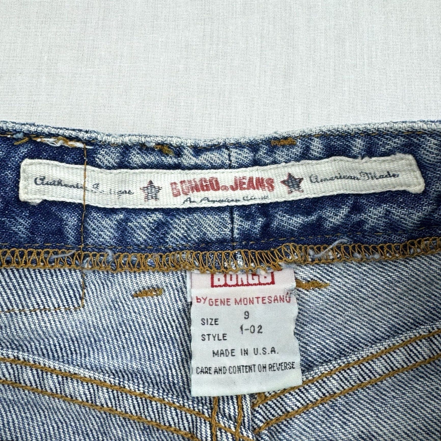 Vintage VINTAGE Bongo Women's Jeans High Waist Mom Fit 9 Blue Y2K 90s Classic Retro Size 30" / US 8 / IT 44 - 6 Thumbnail
