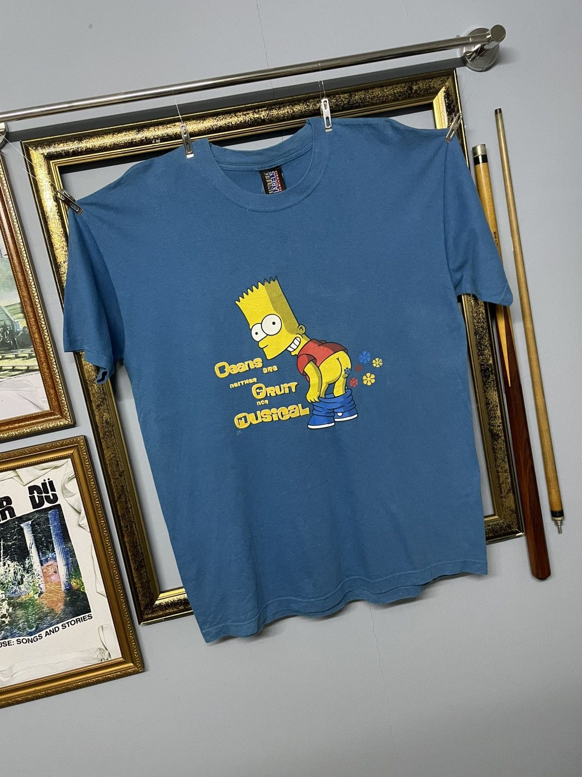Vintage Vintage 2001 Rare Bart Simpson Cheeky Pose Graphic Tshirt Size US M / EU 48-50 / 2 - 2 Thumbnail
