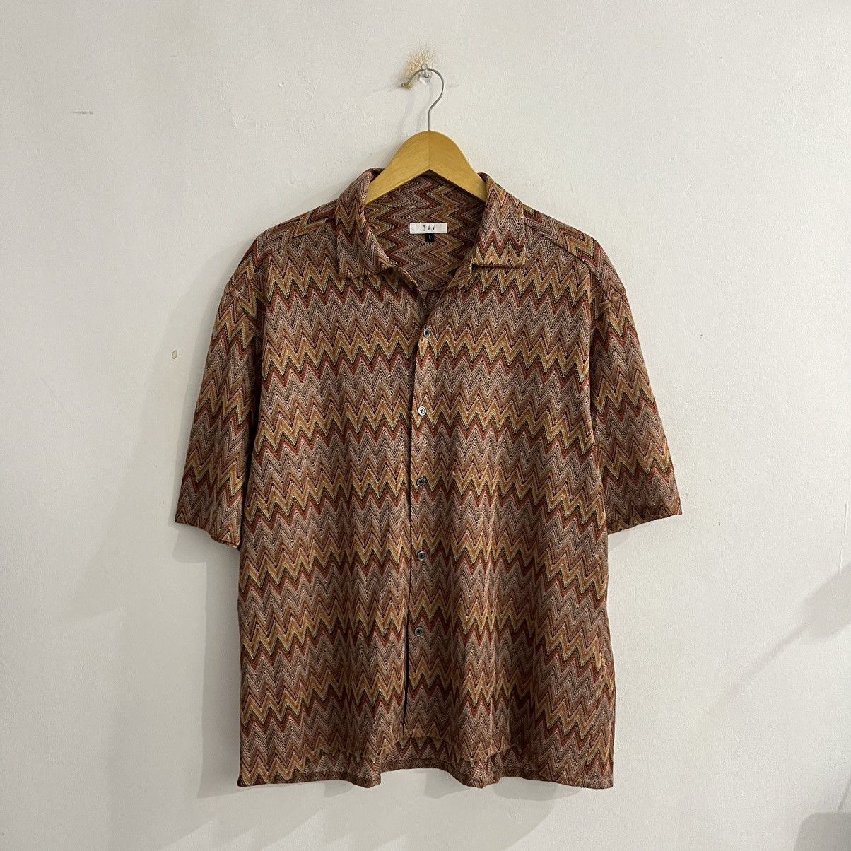 Issey Miyake Avv - Knitted Shirt Size US L / EU 52-54 / 3 - 1 Thumbnail