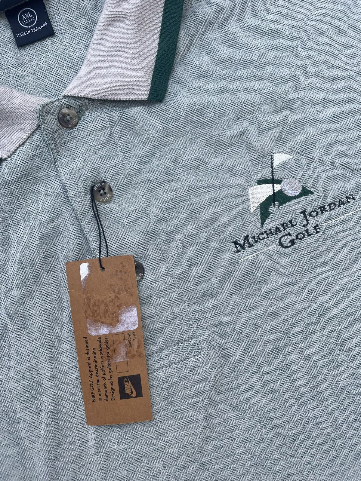 Nike Michael Jordan Golf Polo Vintage 90s Size US XXL / EU 58 / 5 - 1 Thumbnail