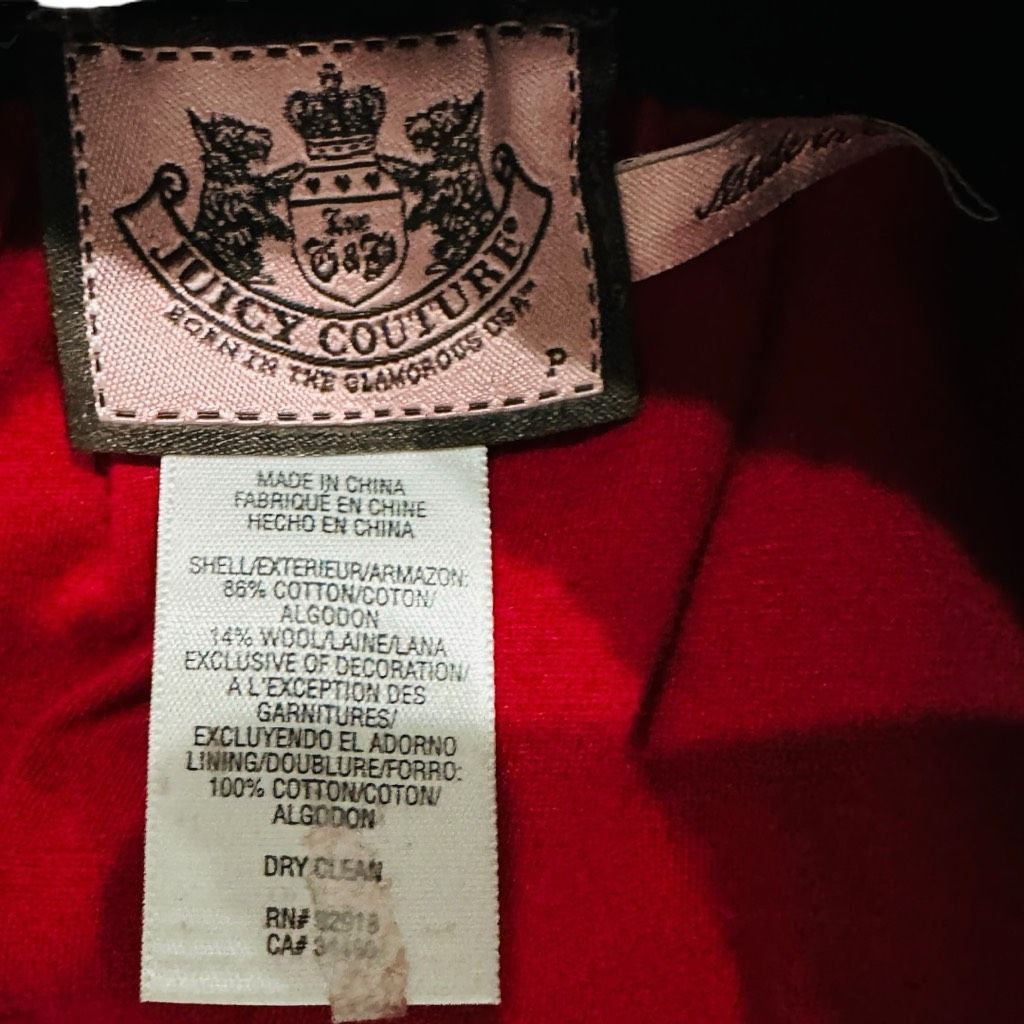 Juicy Couture JUICY COUTURE Red Black Plaid Wool Cotton Elastic Waist Pull Size 28" / US 6 / IT 42 - 4 Thumbnail