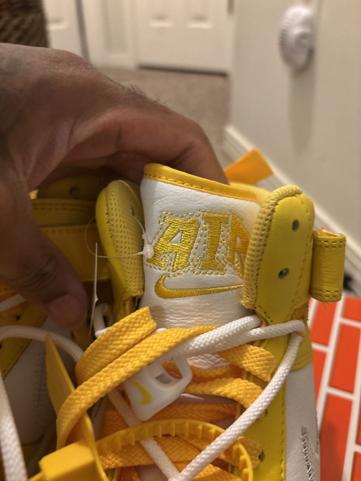 Nike × Off-White Off White Air Forces Size US 11.5 / EU 44-45 - 6 Thumbnail