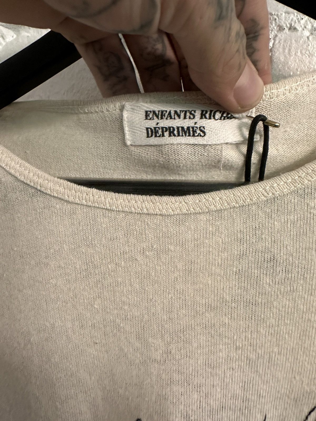 Enfants Riches Deprimes ERD Early ERD FRENCH EMBROIDERED SHIRT Size US L / EU 52-54 / 3 - 4 Thumbnail