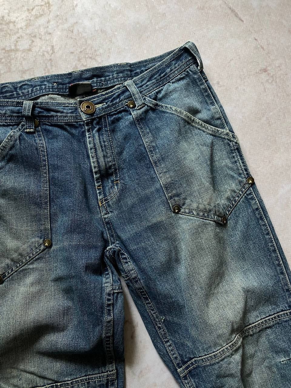 Airwalk Vintage Baggy Pants distressed Denim Jeans Y2k Hype Rare Size US 34 / EU 50 - 8 Thumbnail