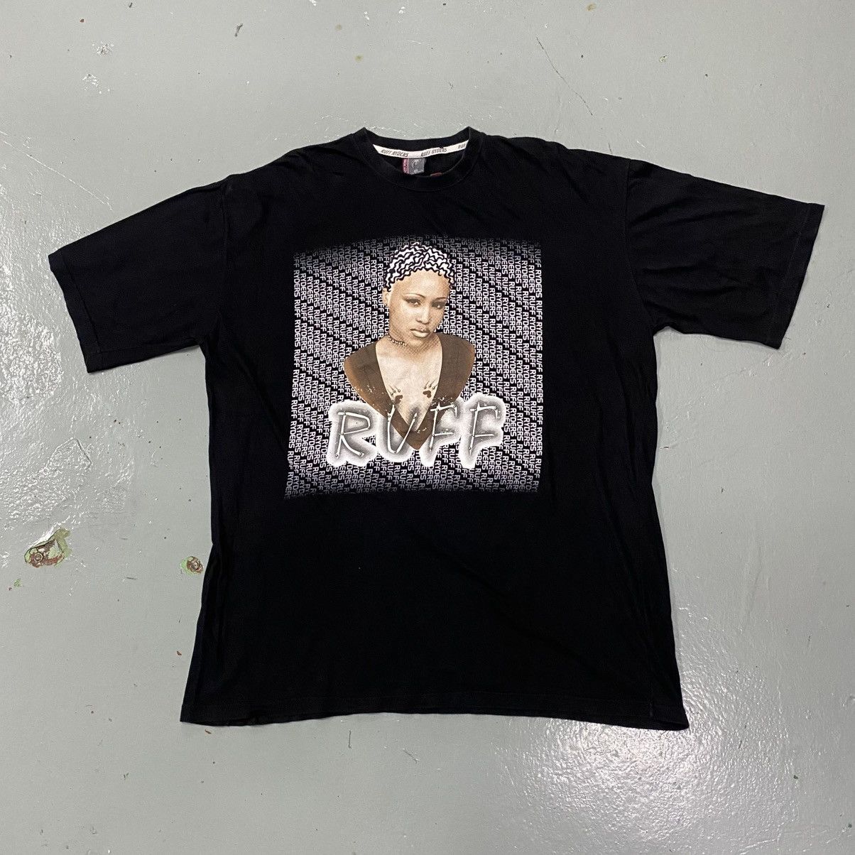 Rap Tees × Ruff Ryders × Vintage Vintage Ruff Ryders Eve Promo Album Tee Dmx Method Man 2pac Size US XXL / EU 58 / 5 - 2 Thumbnail