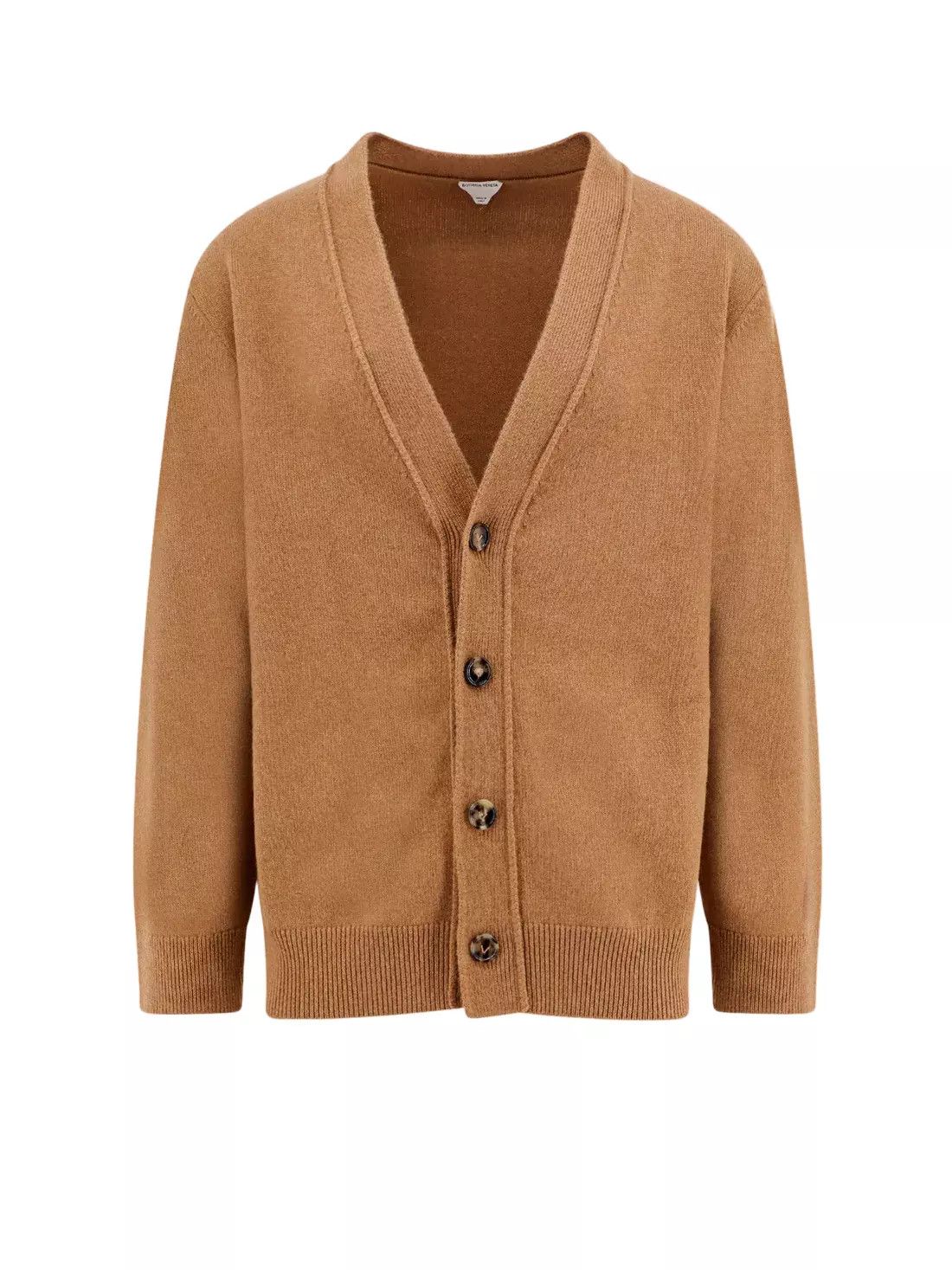 BOTTEGA VENETA Brown Cashmere Cardigan New And Authentic