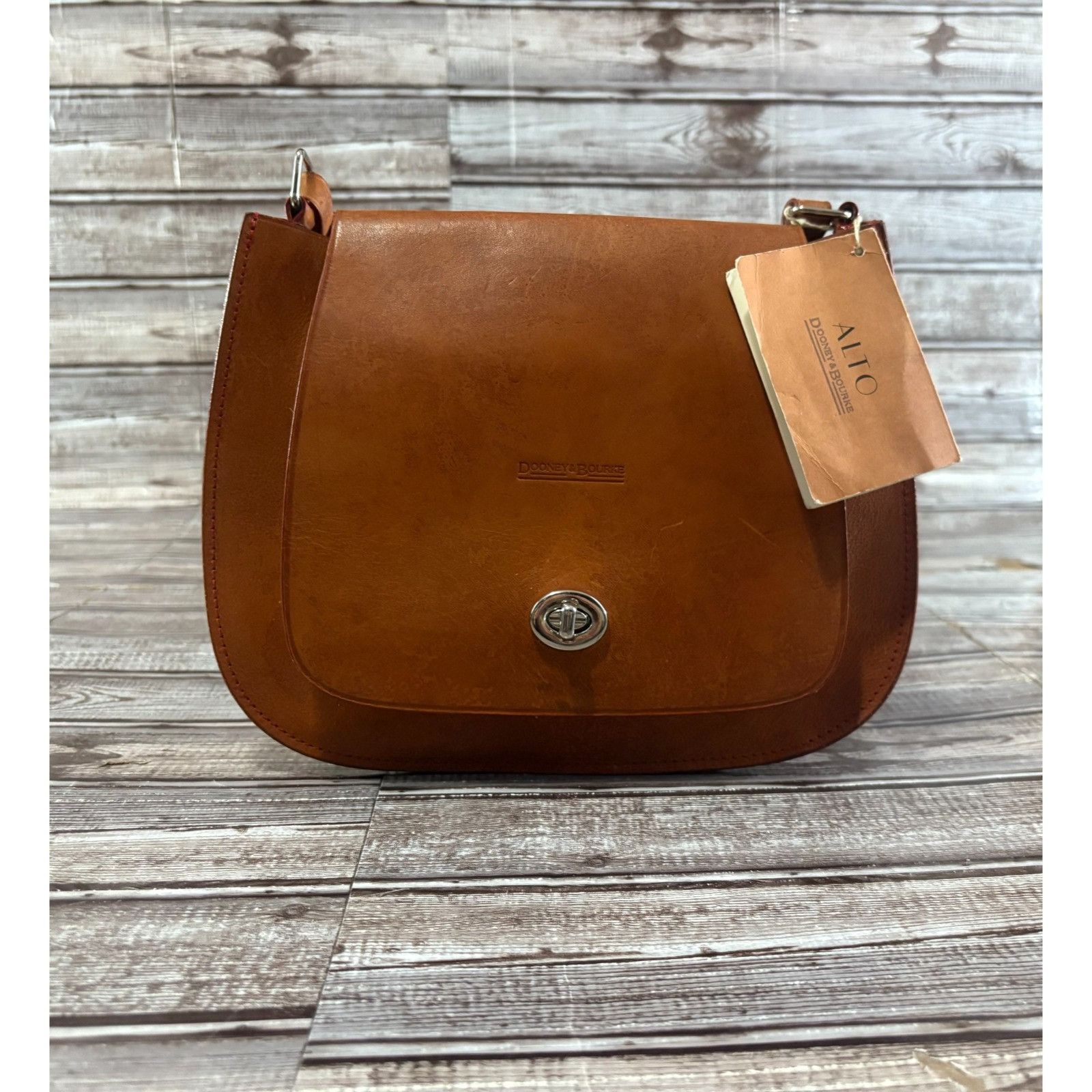 Dooney & Bourke Dooney & Bourke Alto collection leather Shoulder Bag Brown M Size ONE SIZE - 1 Thumbnail