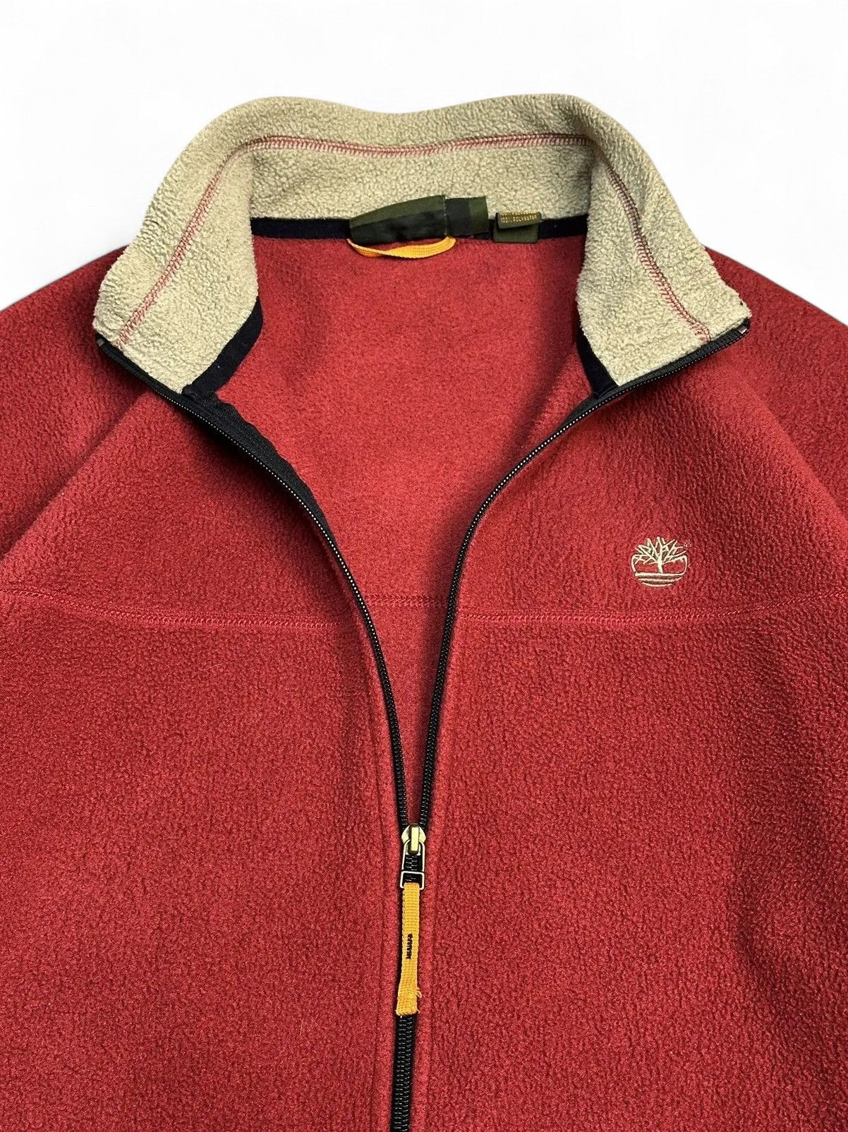 Diesel Red Fleece Zip Jacket Timberland Vintage Outdoor Y2K Look Size US XL / EU 56 / 4 - 5 Thumbnail