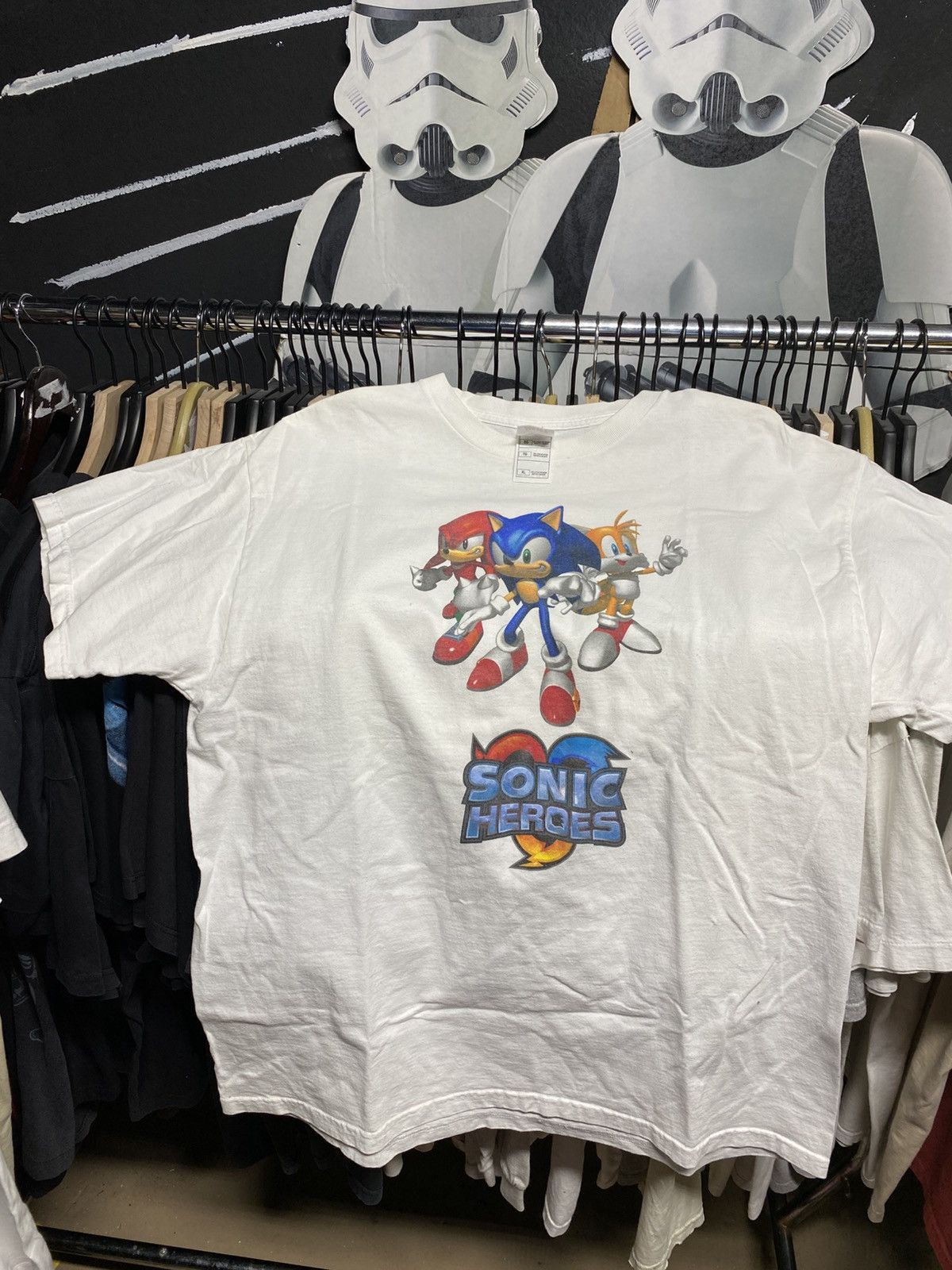 Playboy Vintage 00’ Sonic Hero’s Game Promo Tee Shirt Large Size US L / EU 52-54 / 3 - 3 Thumbnail
