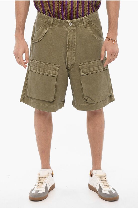 o1y0525 Short in Military Green