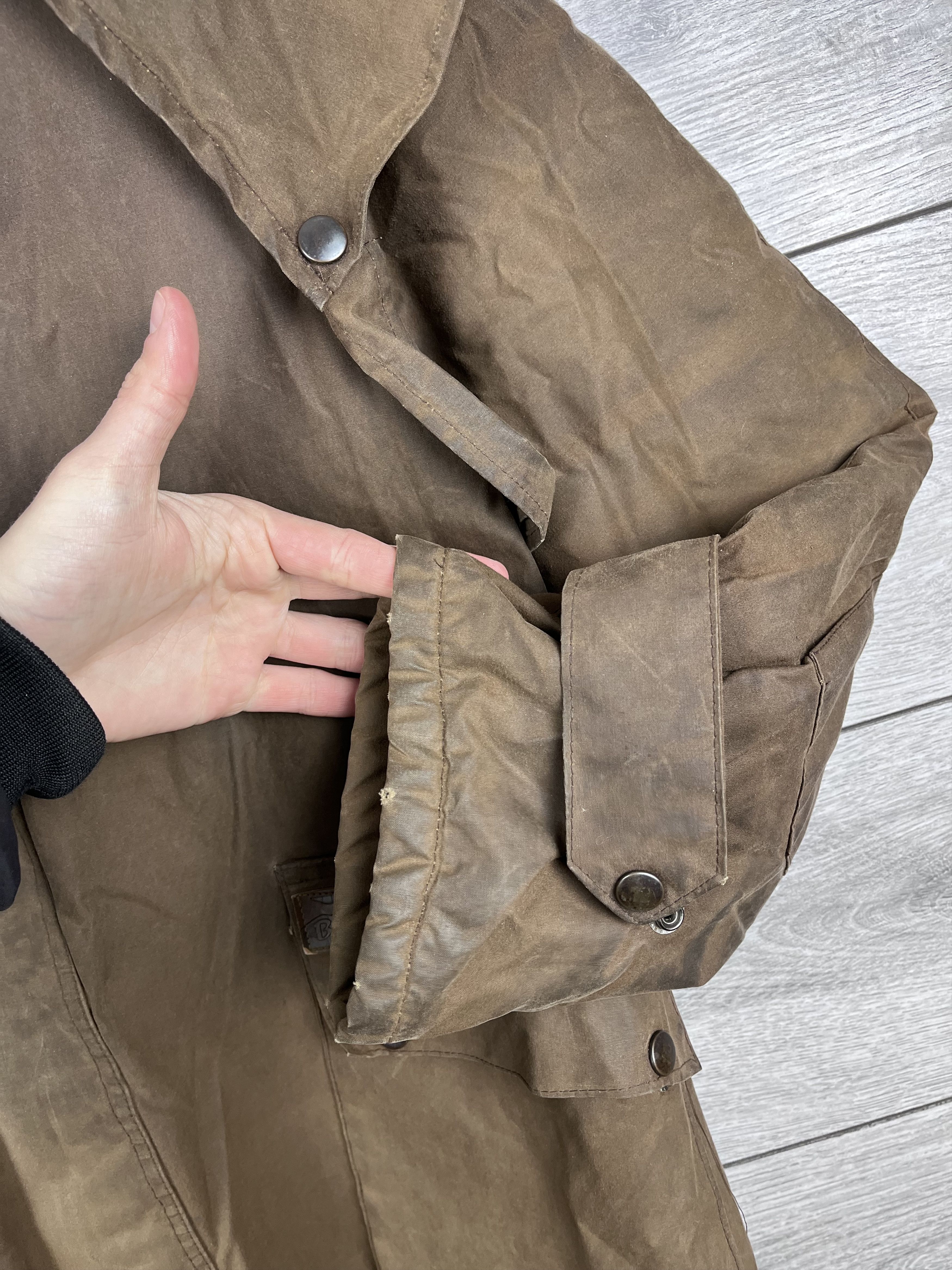 Bronze 56k Vintage men's waxed jacket Bronte classic made in England Size US S / EU 44-46 / 1 - 5 Thumbnail