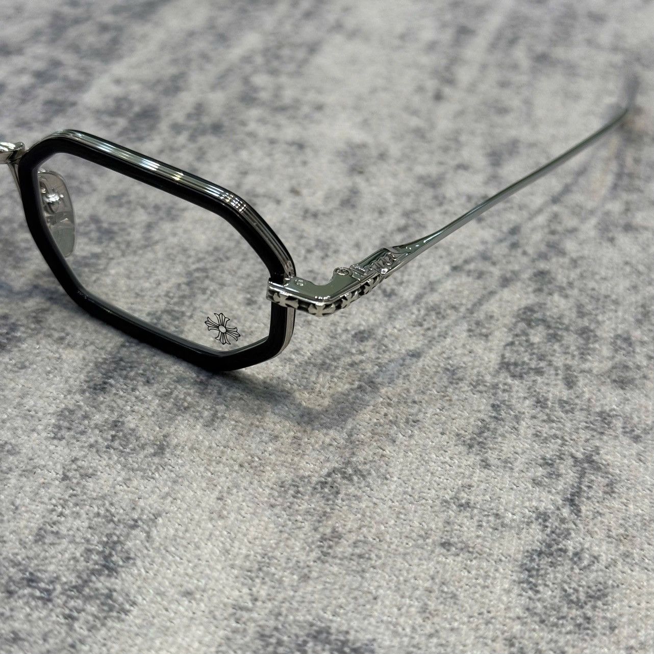 Chrome Hearts CHROME HEARTS STYLIDA BLACK/SHINY SILVER Size ONE SIZE - 2 Thumbnail