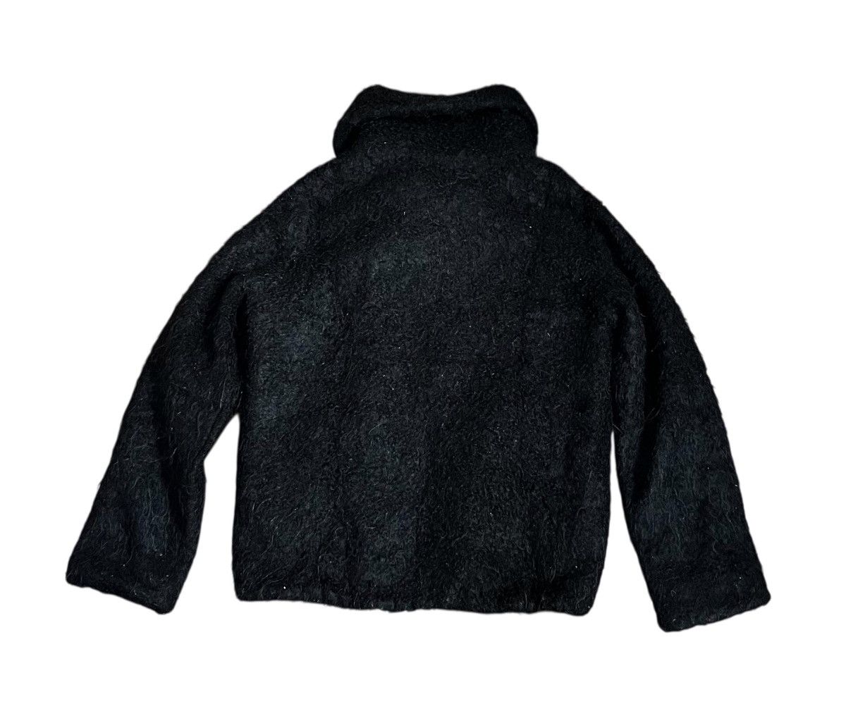 Issey Miyake TAX FREE 🇺🇸 issey miyake tsumori chisato fuzzy black jacket Size US M / EU 48-50 / 2 - 9 Thumbnail