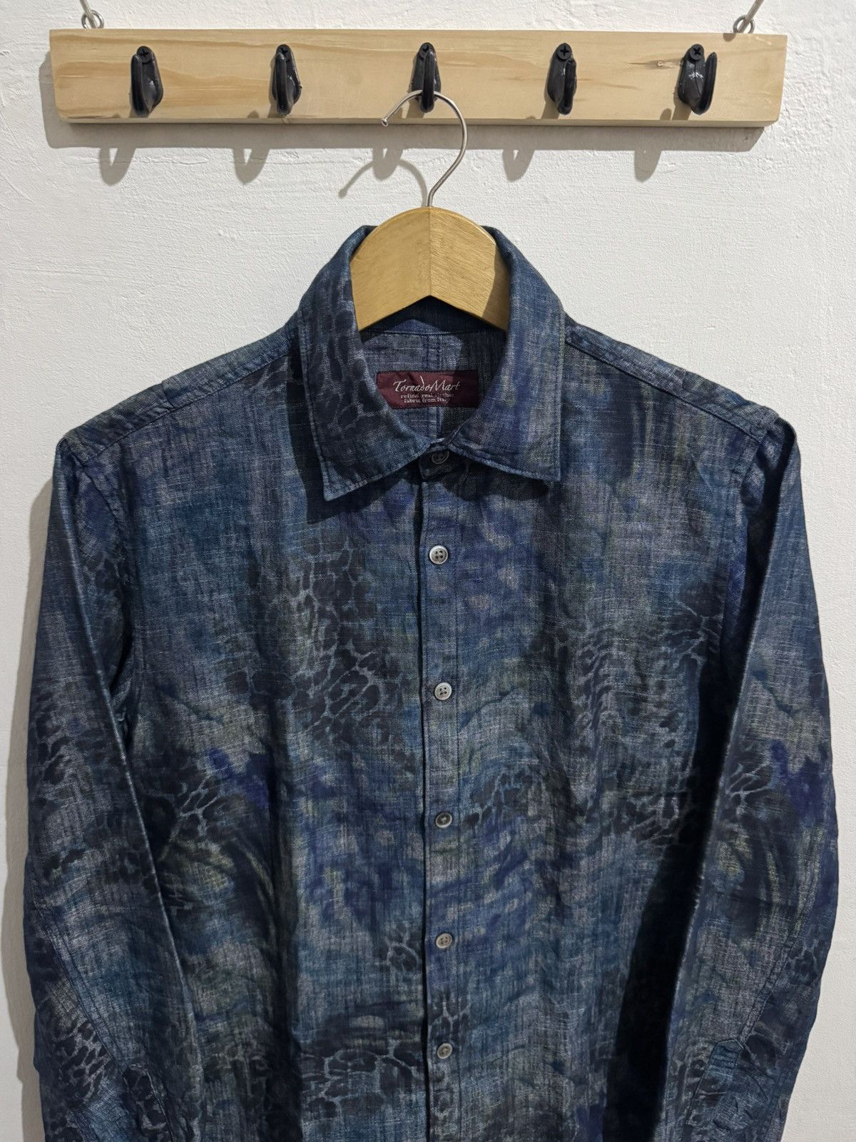 Tornado Mart 2000s TORNADO MART LEOPARD PATTERN IFSIXWASNINE SHIRT Size US M / EU 48-50 / 2 - 4 Thumbnail