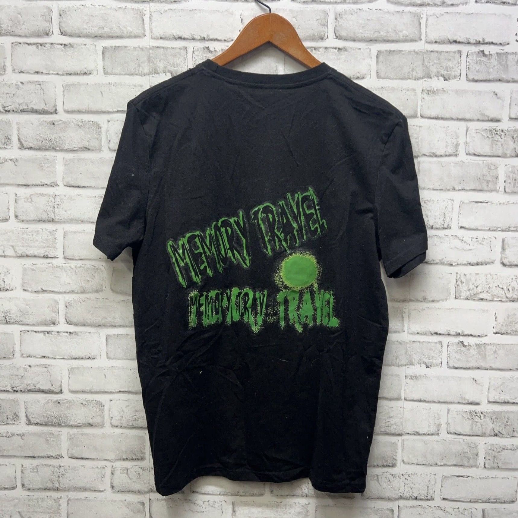 Vintage Memory Travel T-Shirt Mens Size L Black Size US L / EU 52-54 / 3 - 3 Thumbnail