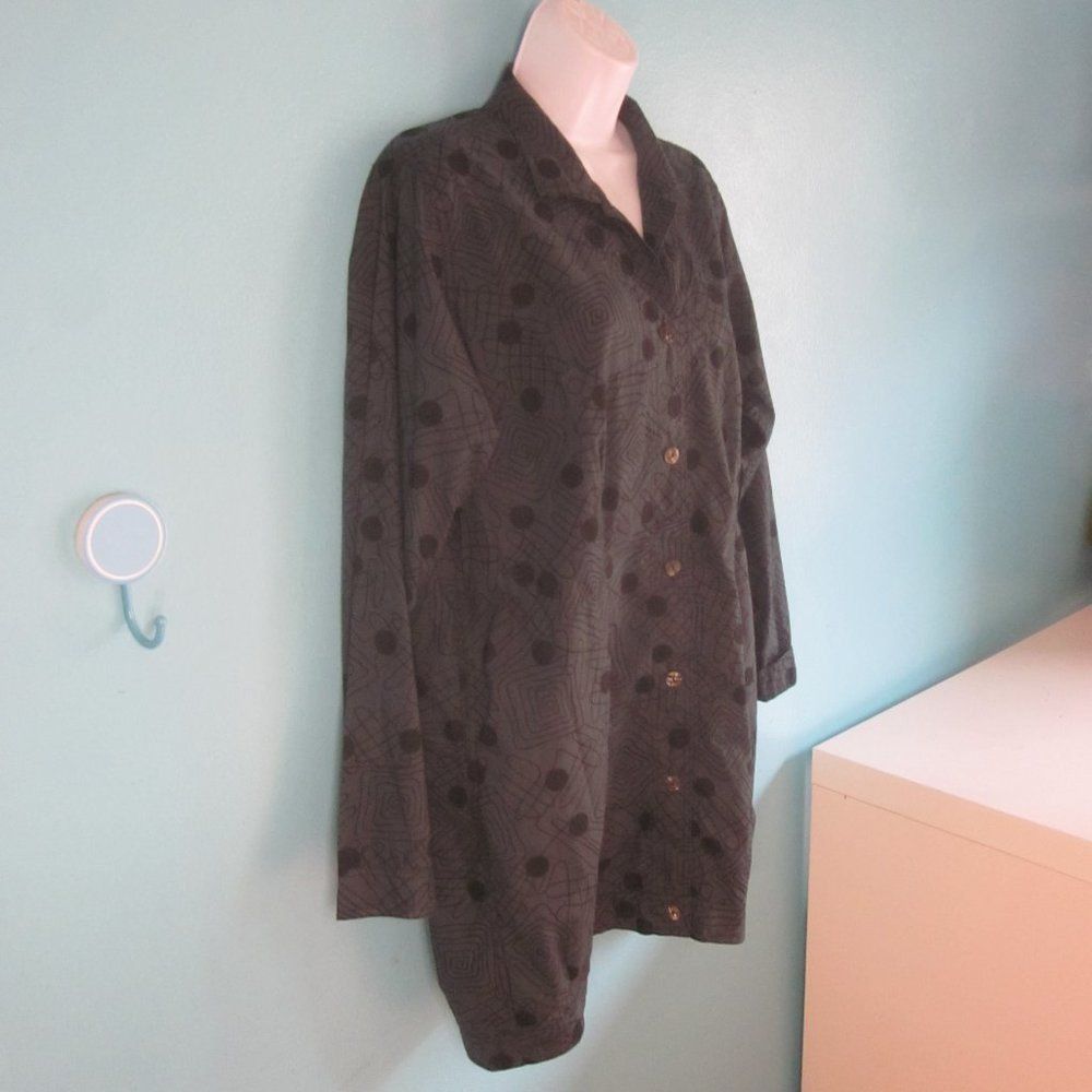 Eileen Fisher Adverb Cotton Tunic Dress M Oversized Size M / US 6-8 / IT 42-44 - 9 Thumbnail