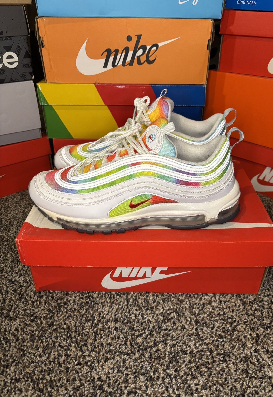 Nike Nike Air Max 97 Tie Dye Chicago Size US 11 / EU 44 - 1 Thumbnail