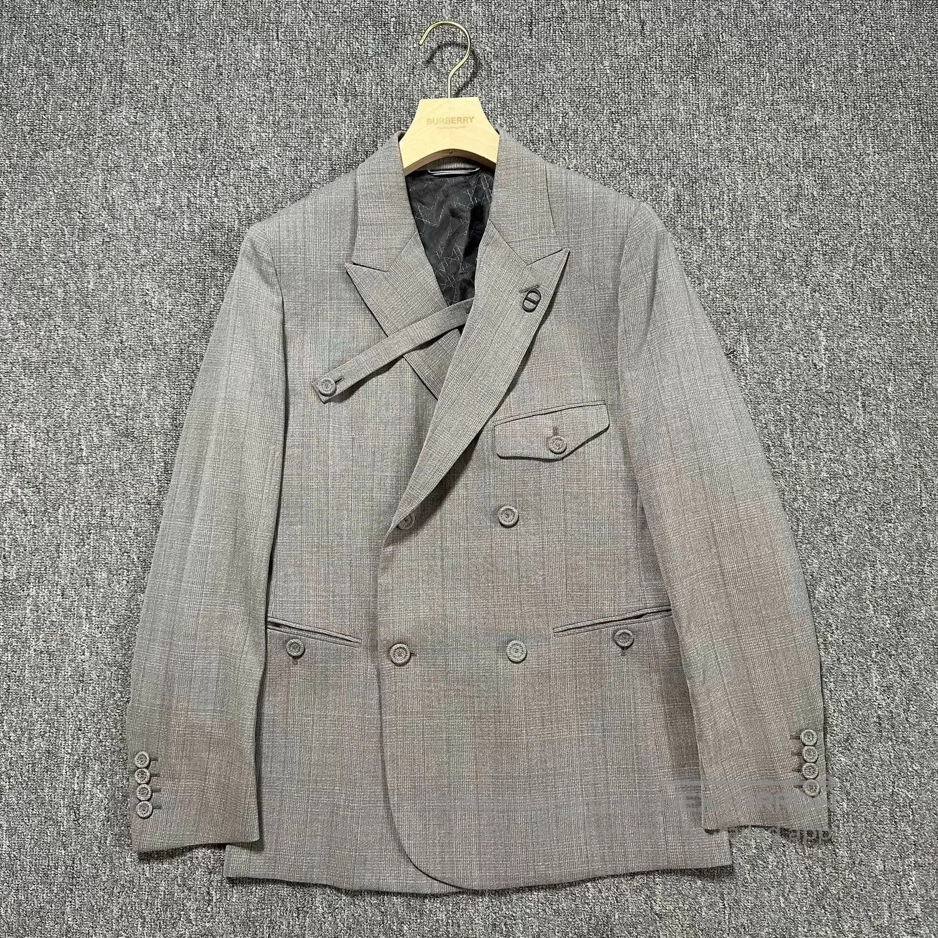 Dior Dior Man Gray Shawl Collar Suit. Size US S / EU 44-46 / 1 - 1 Thumbnail