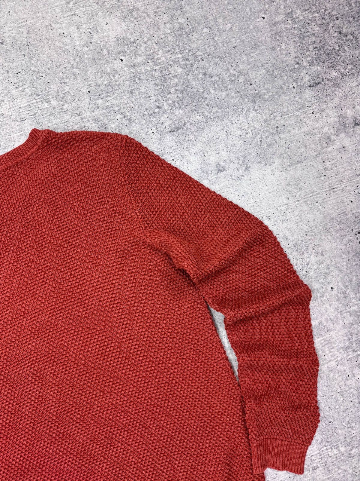Brunello Cucinelli Brunello Cucinelli Italian Red Knit Sweater Sweatshirt Men L Size US L / EU 52-54 / 3 - 15 Thumbnail