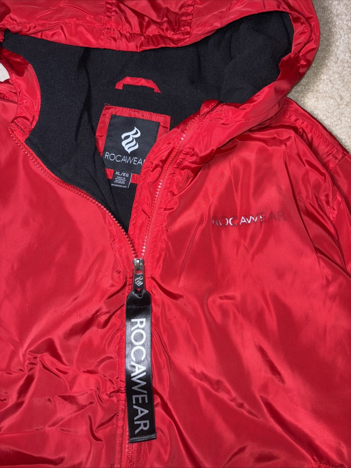 Rocawear Rocawear Jacket Light Bomber Outerwear Womens Size XL Red Size XL / US 12-14 / IT 48-50 - 4 Thumbnail