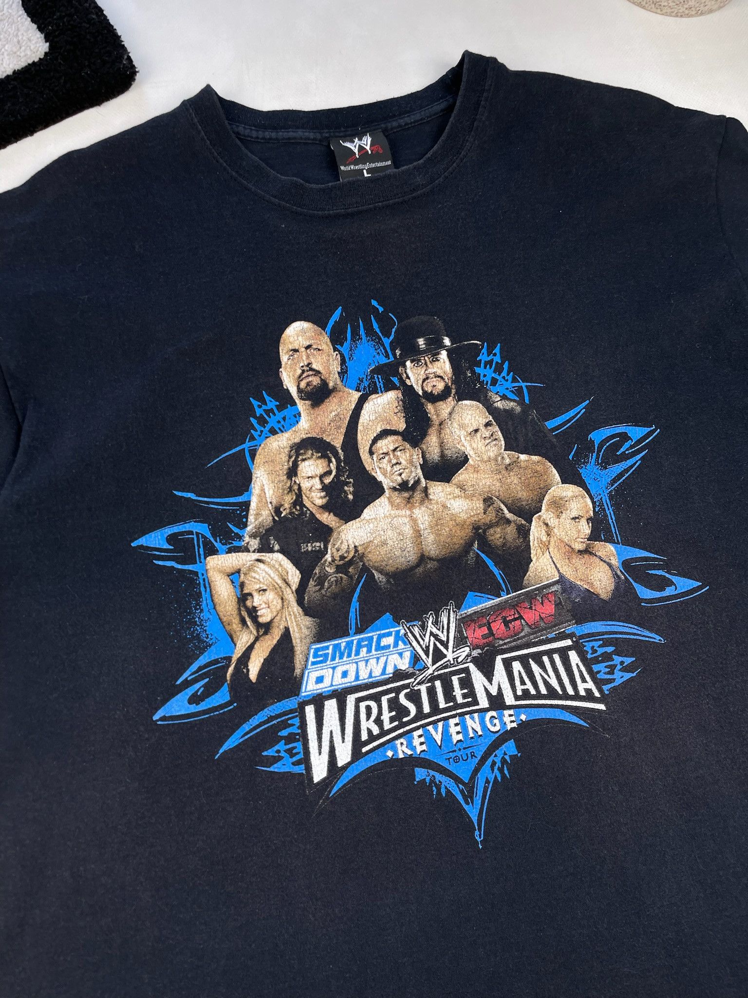 Revenge WrestleMania Revenge T-Shirt WWE RAW undertaker kane Size US L / EU 52-54 / 3 - 4 Thumbnail