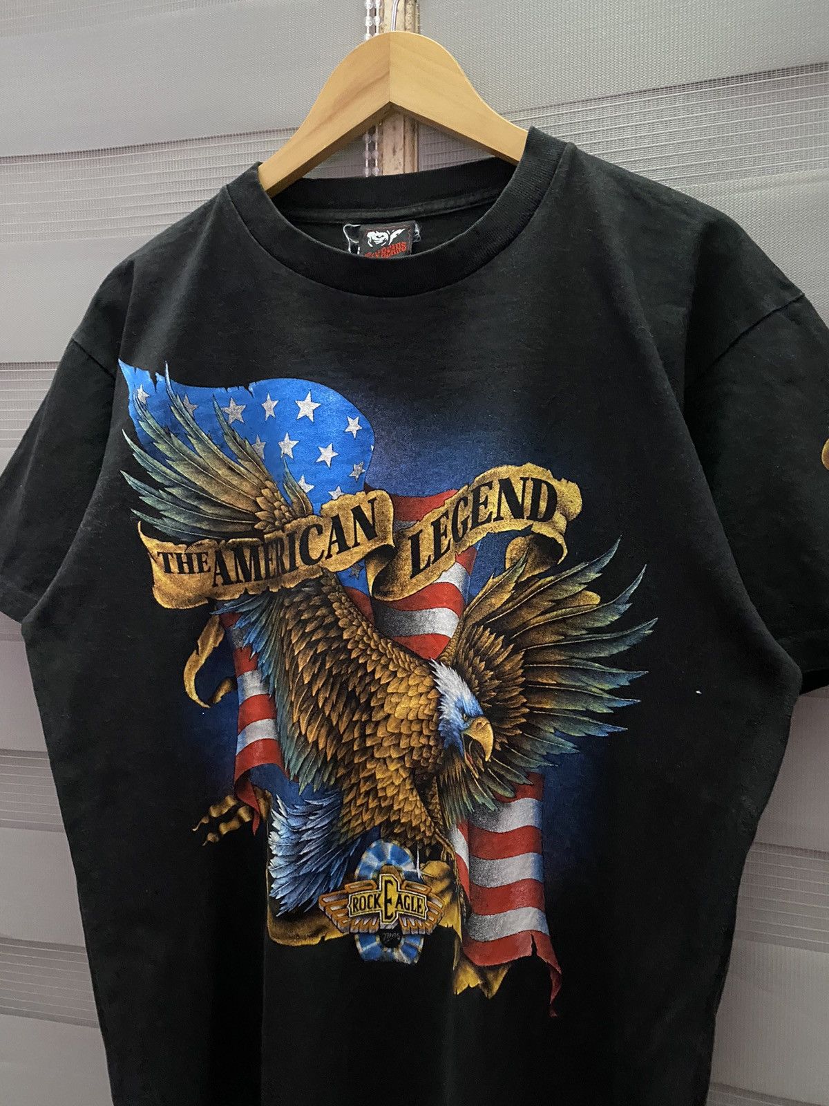Harley Davidson × Japanese Brand × Vintage Vintage Rock Eagle Harley Davidson Styled Tees Size US L / EU 52-54 / 3 - 2 Thumbnail
