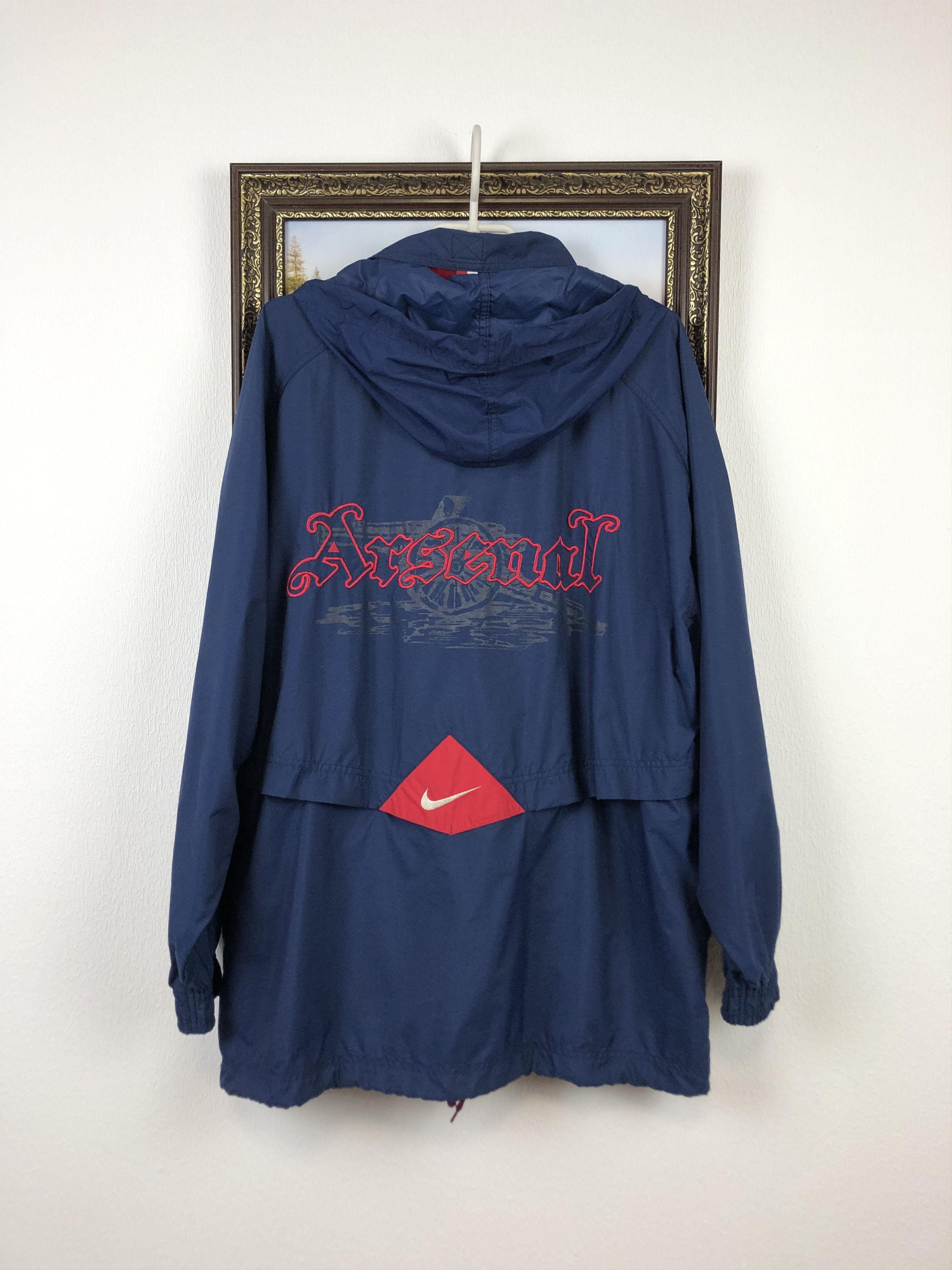 Nike Vintage Arsenal Football Jacket Gunners Rare Windbreaker Size US M / EU 48-50 / 2 - 16 Thumbnail