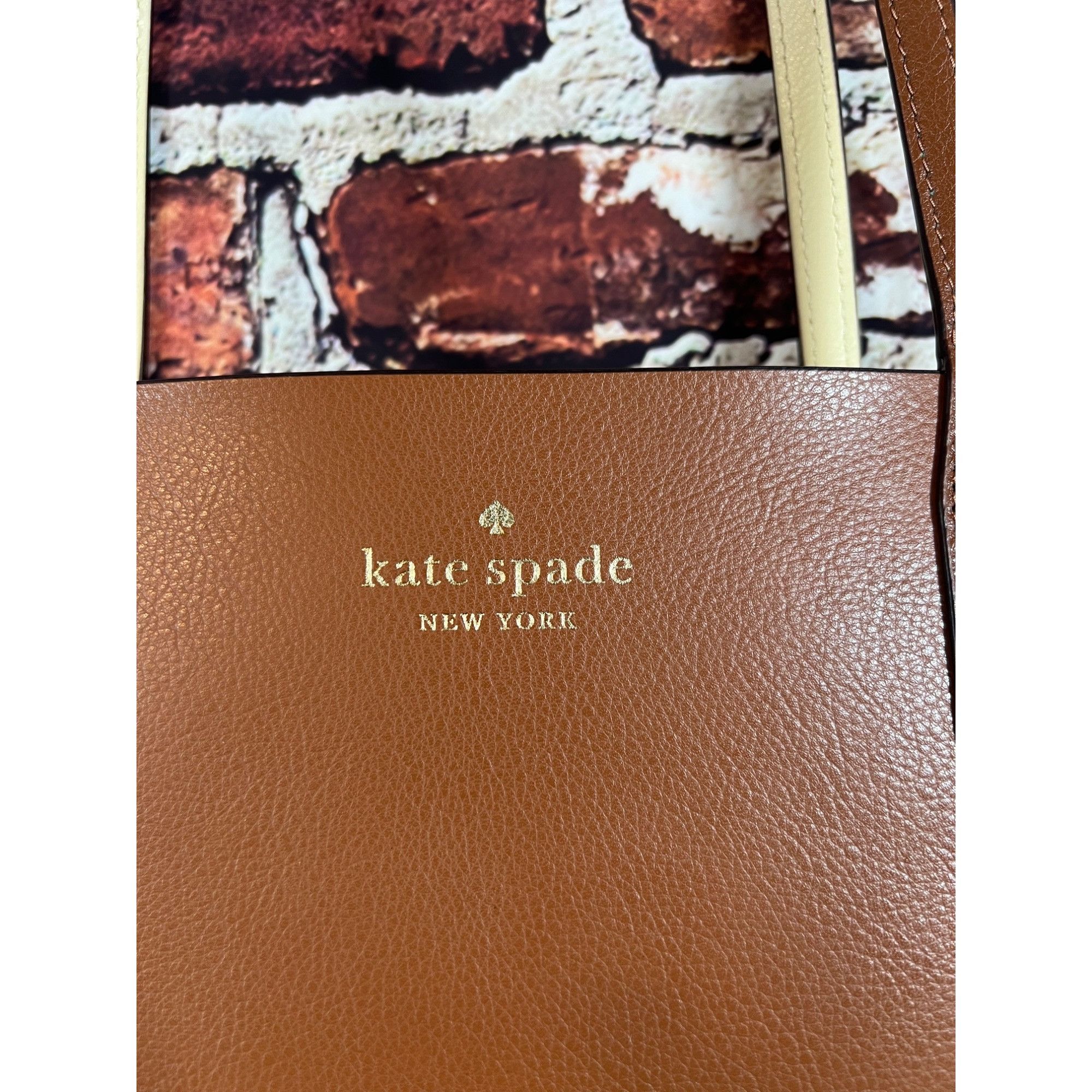 Kate Spade New York Leather Tote Bag Two-Tone Reversible