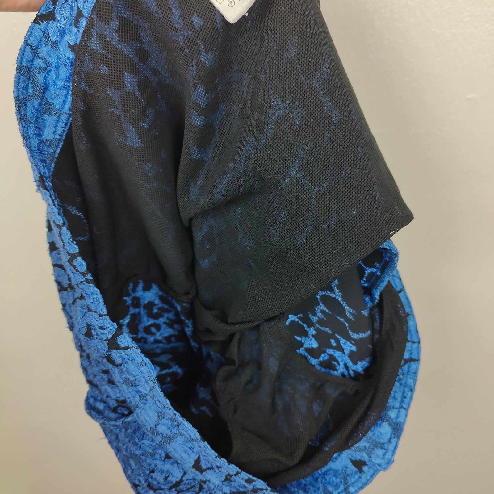 Other Moschino Swim Shorts Mens 42 Blue Metallic Leopard Print Size US 36 / EU 52 - 6 Thumbnail