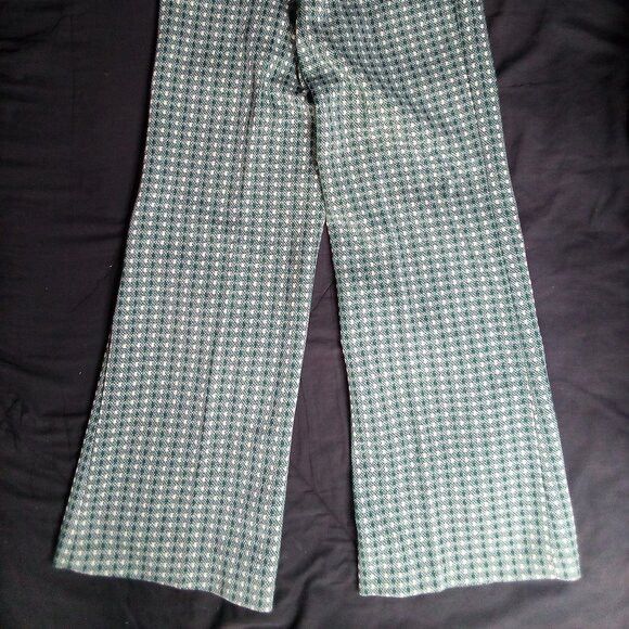 Other Vintage K-Mart Mod Dots Stripe Polyester Pants Flared Size 32" / US 10 / IT 46 - 7 Thumbnail