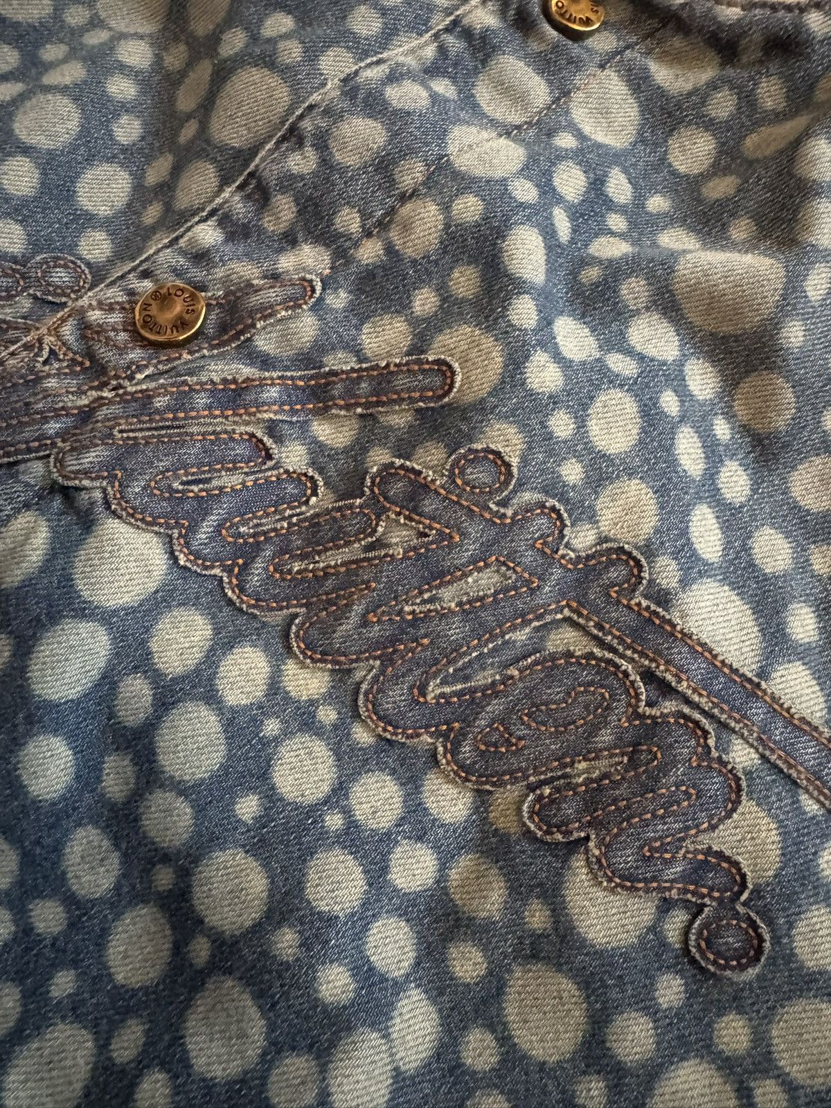 Louis Vuitton × Yayoi Kusama Louis Vuitton denim shirt see real tape measurements in phot Size US M / EU 48-50 / 2 - 13 Thumbnail