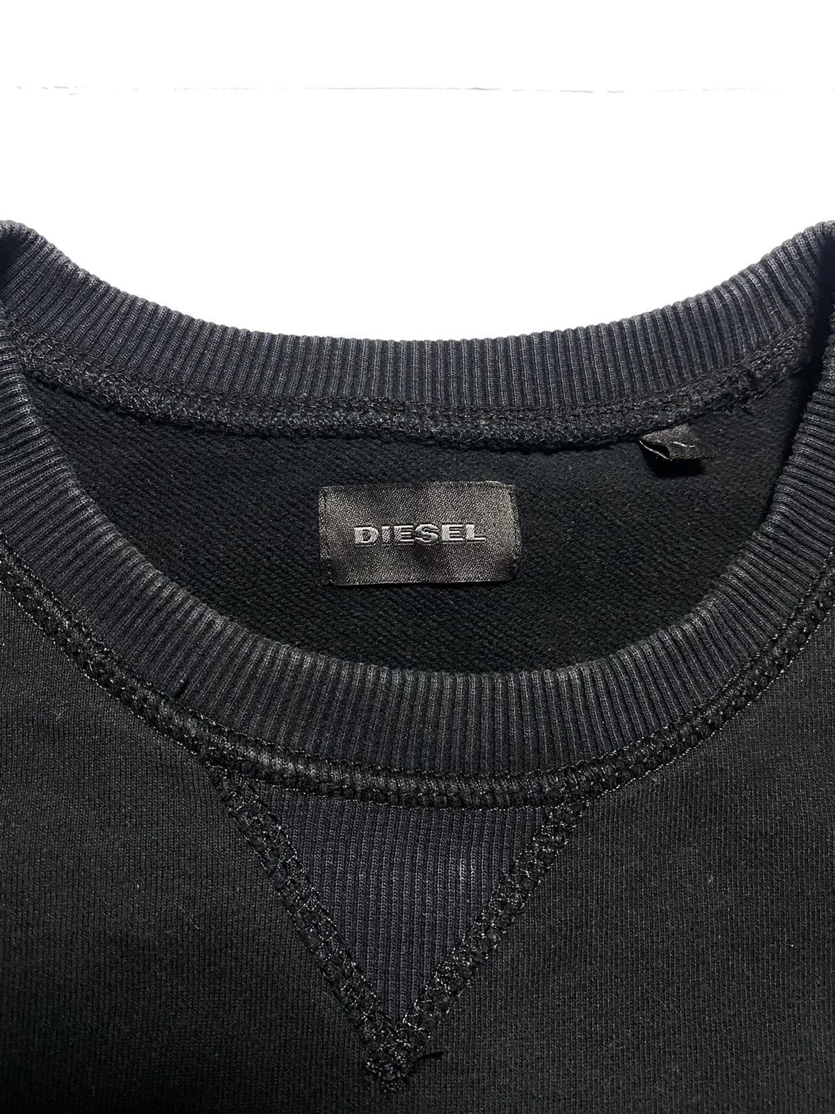 Diesel × Vintage Vintage Diesel Big Logo Star Box fit y2k sweatshirt Size US L / EU 52-54 / 3 - 3 Thumbnail