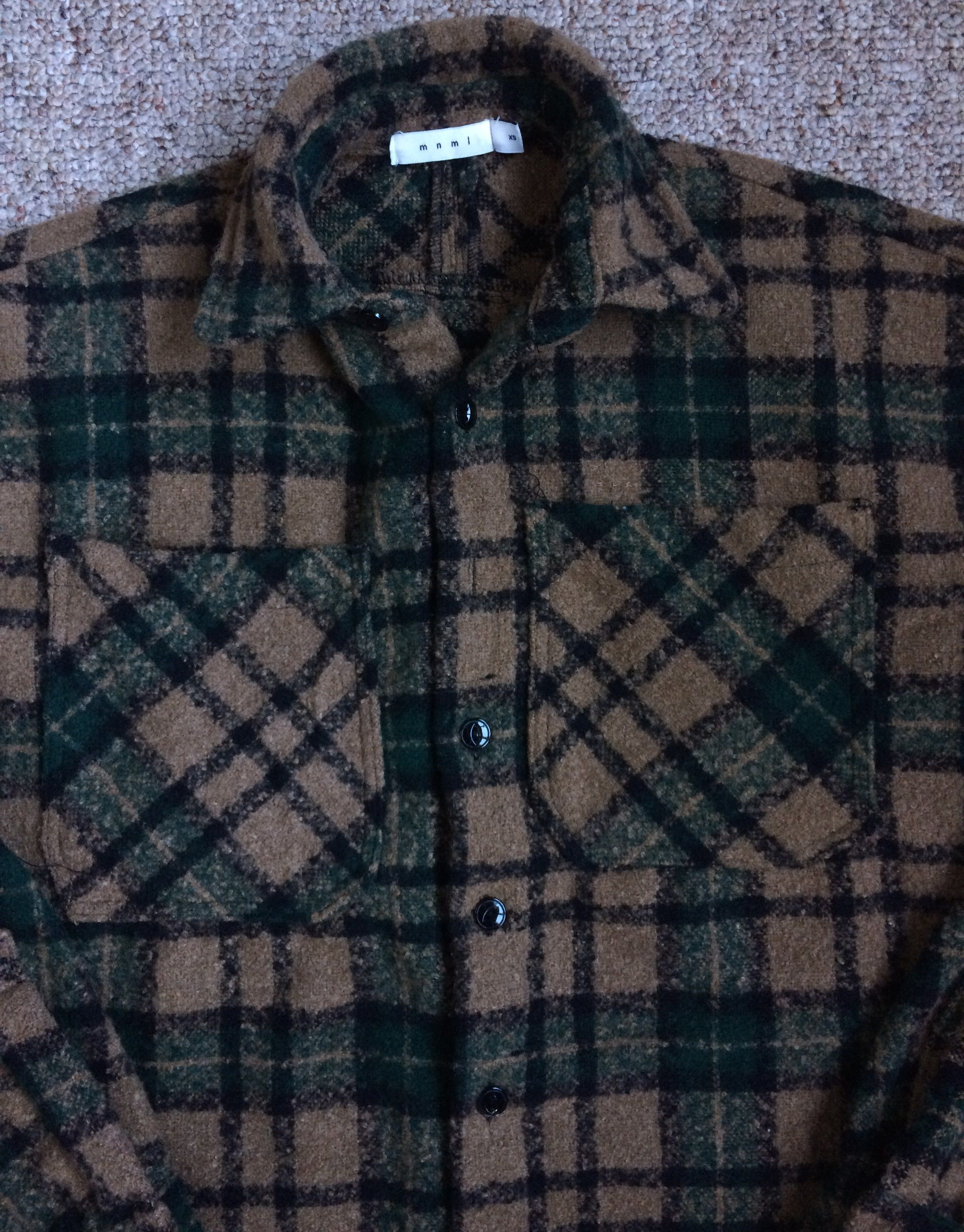 MNML MNML Loose Woven Flannel Shirt Size US XS / EU 42 / 0 - 2 Thumbnail