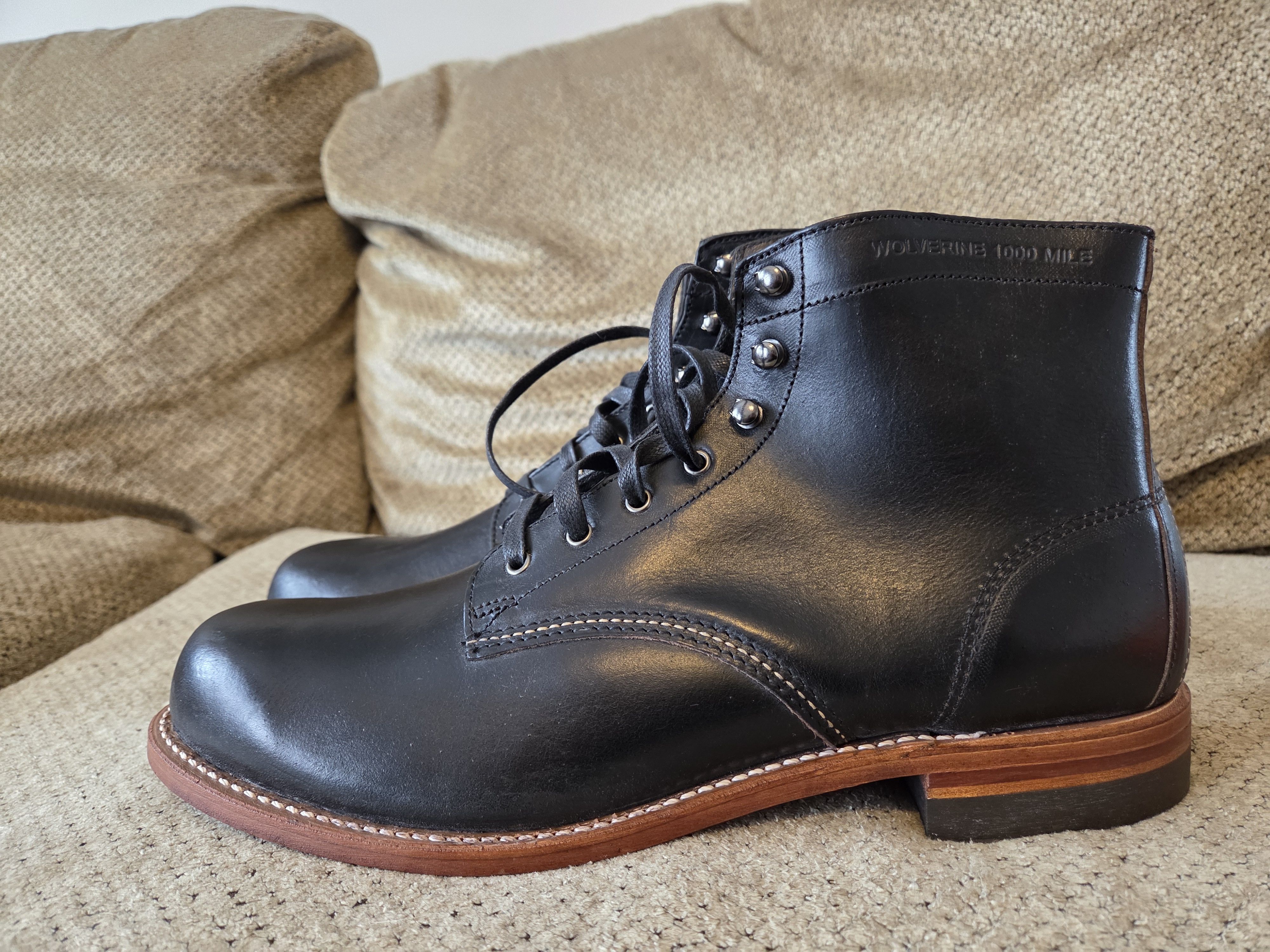 Wolverine Wolverine 1000 Mile Boots Size 12 Black Brand New Size US 12 / EU 45 - 3 Thumbnail