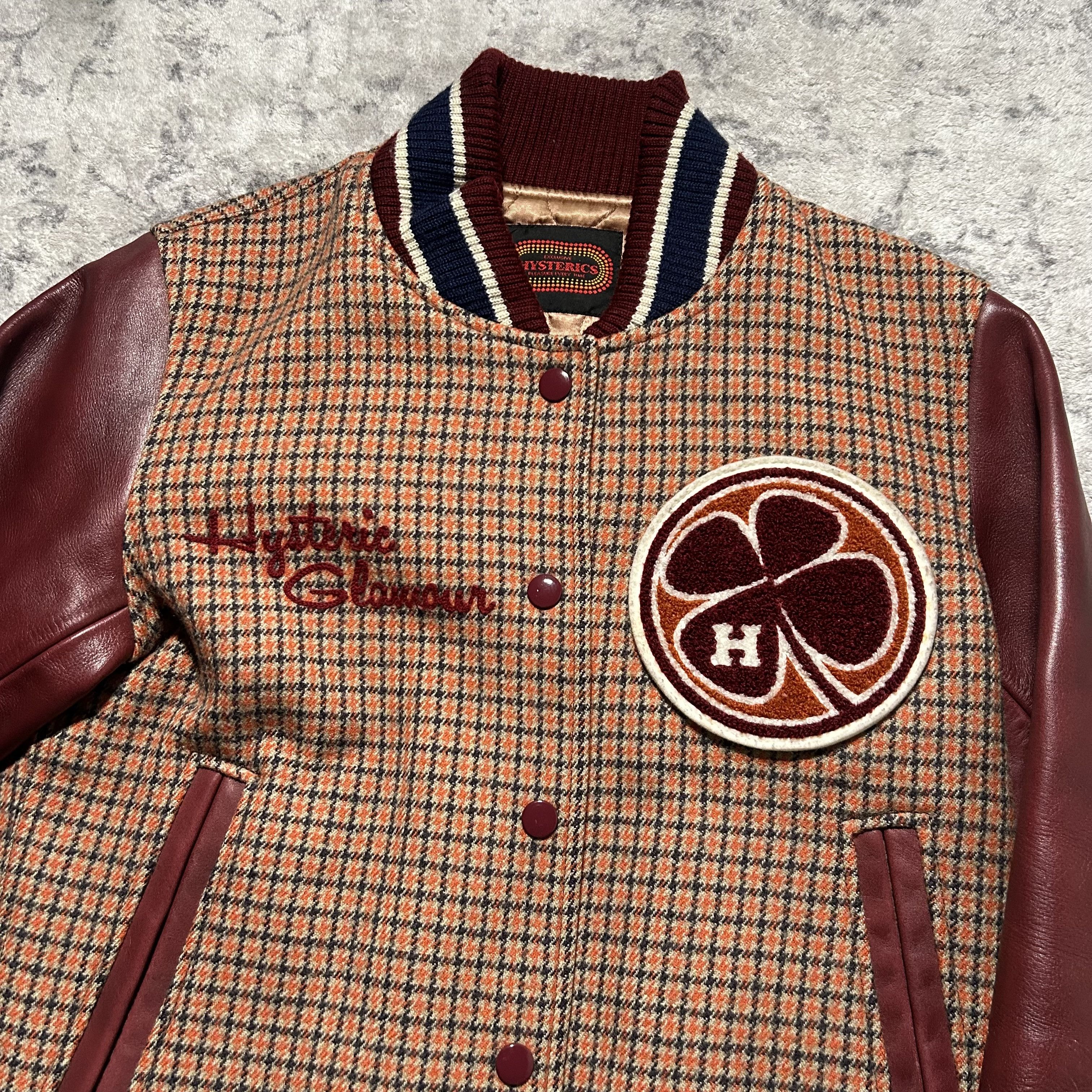 Hysteric Glamour Hysteric Glamour Clover Varsity Jacket Size US S / EU 44-46 / 1 - 2 Thumbnail