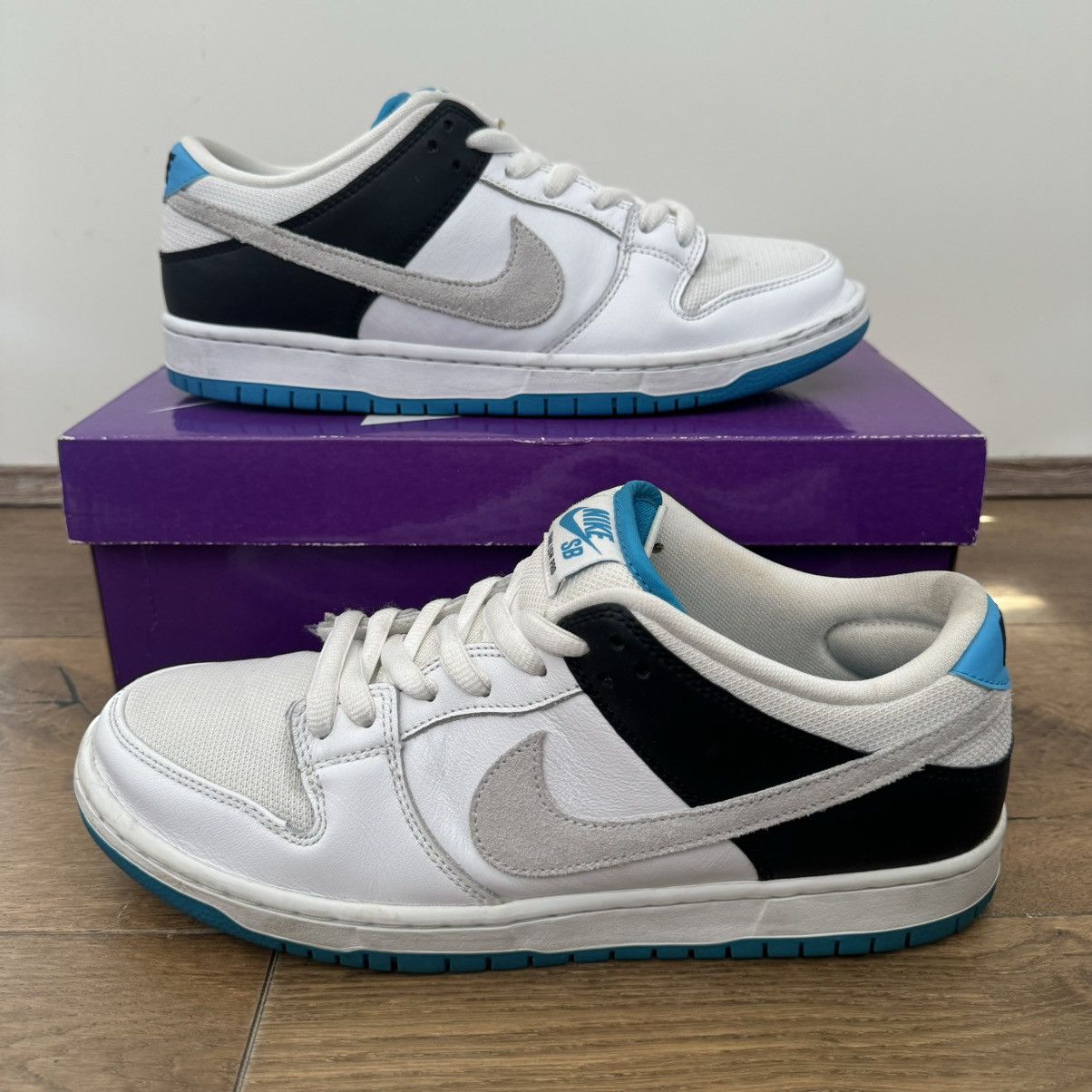 Nike Nike Dunk Low SB Laser Blue Size US 10 / EU 43 - 2 Thumbnail