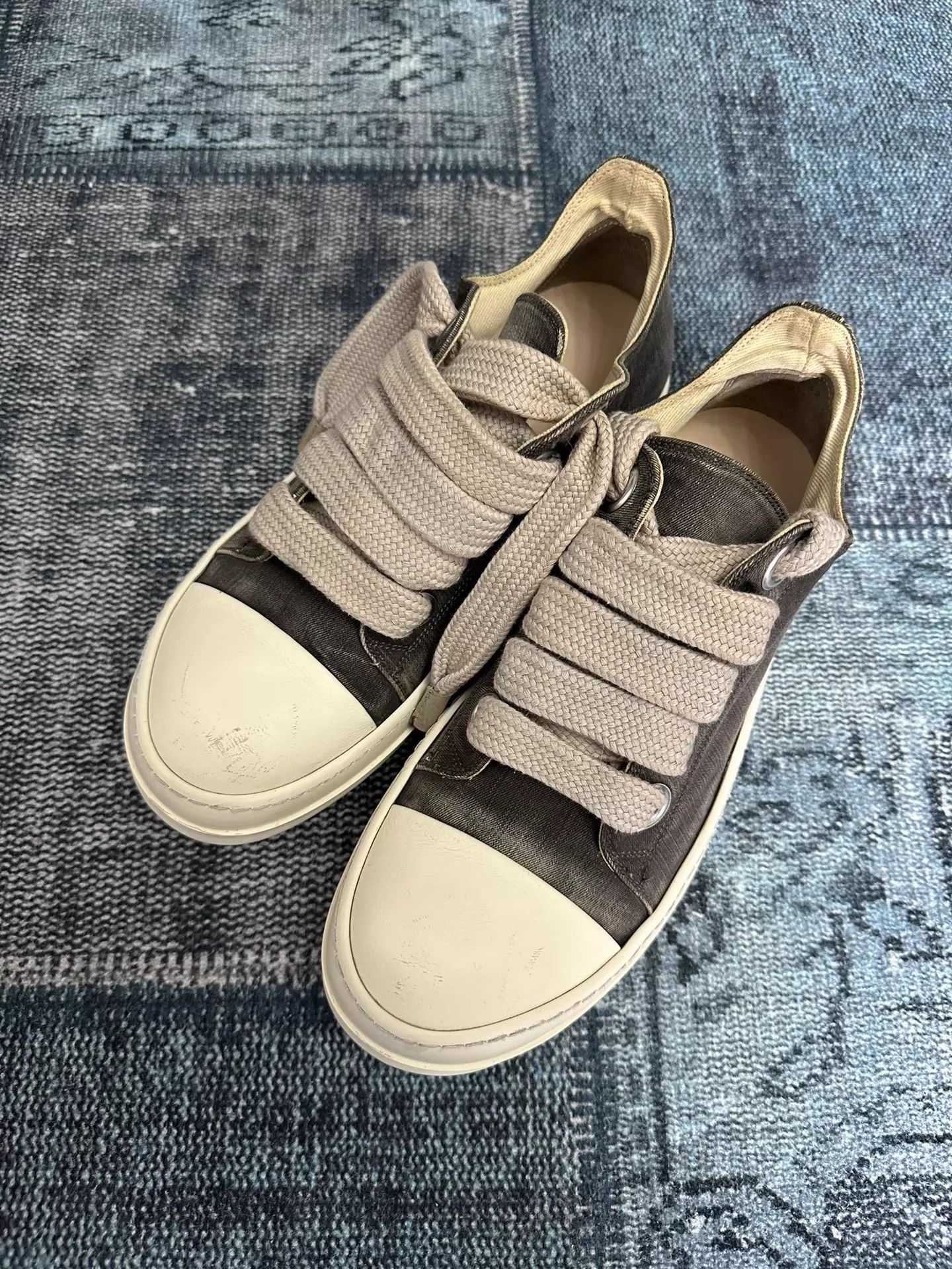 Rick Owens Rick Owens DRKSHDW Thick Laced Low Top 42 Size US 9 / EU 42 - 3 Thumbnail