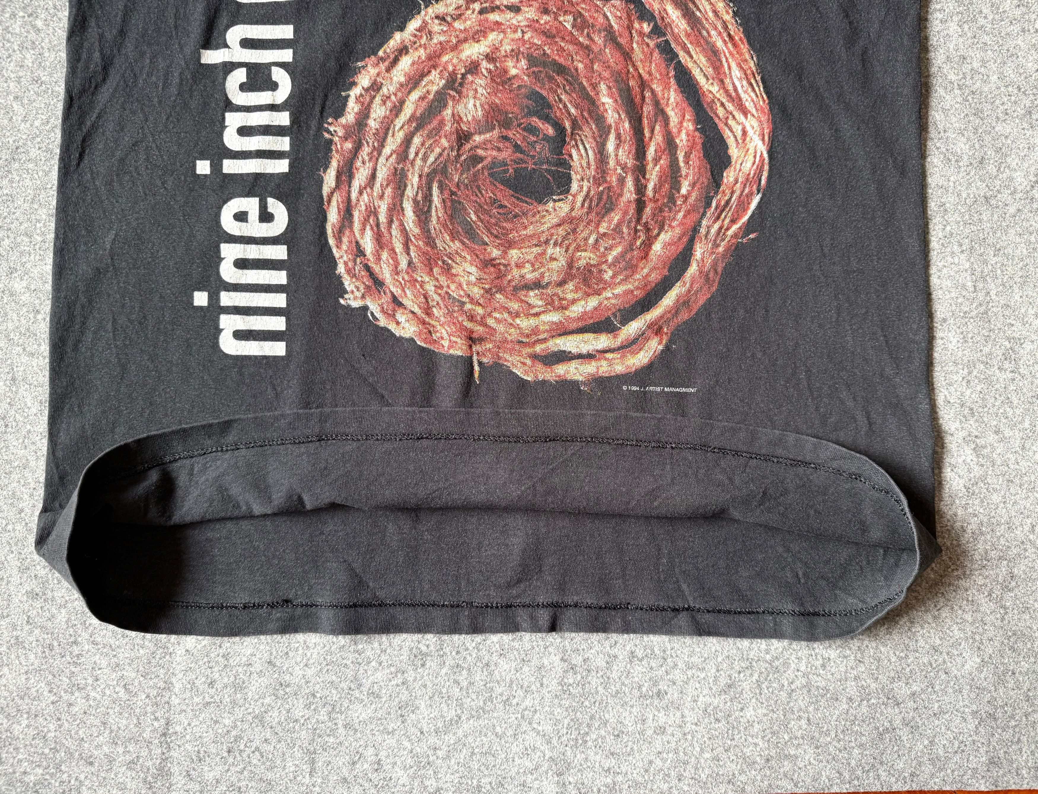 Vintage 1994 Vintage Nine Inch Nails Further Down the Spiral Size US L / EU 52-54 / 3 - 7 Thumbnail