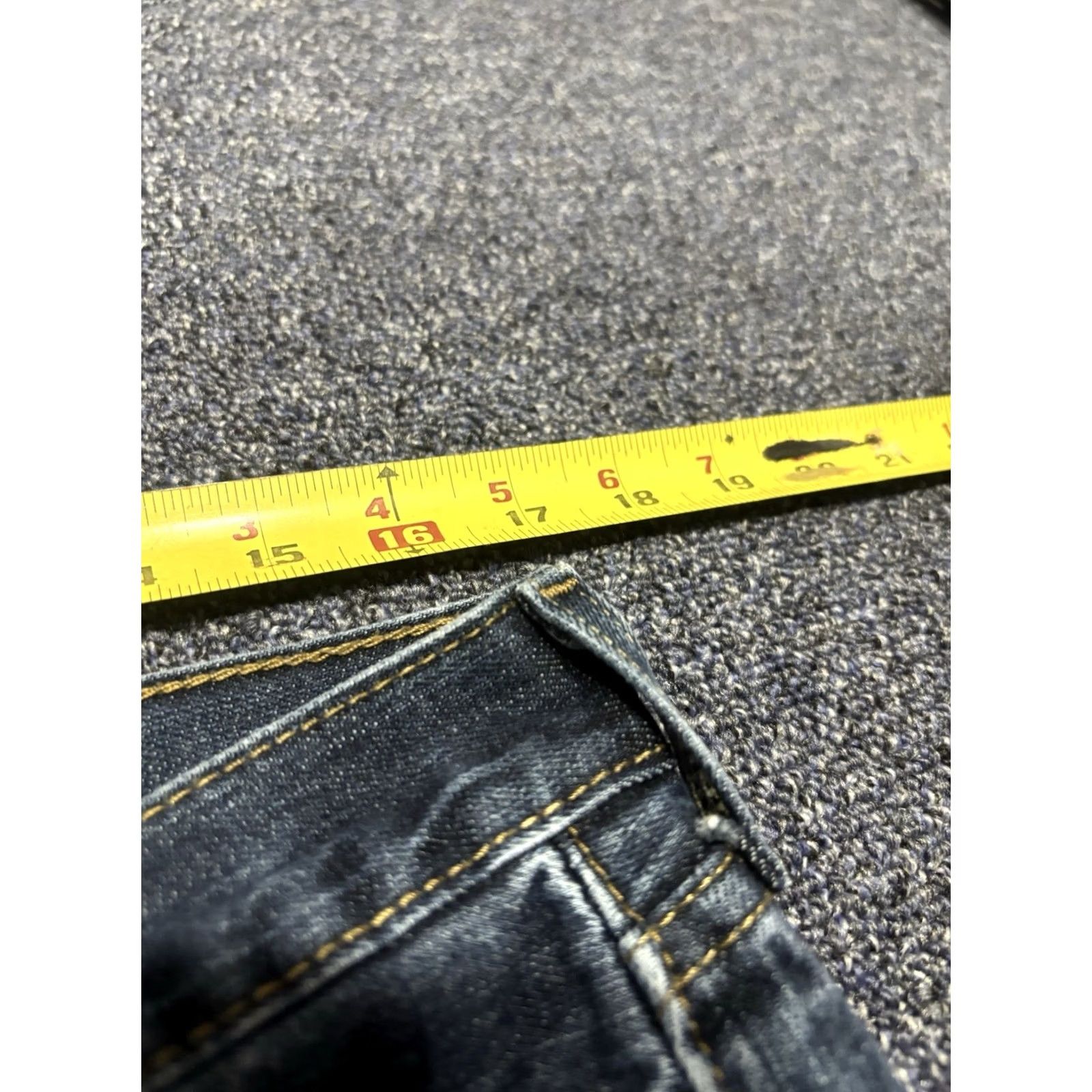 Levi's Levi's 514 Jeans Mens 34x32 Blue Denim Dark Wash Casual Pants 90s USA Logo Size US 34 / EU 50 - 3 Thumbnail