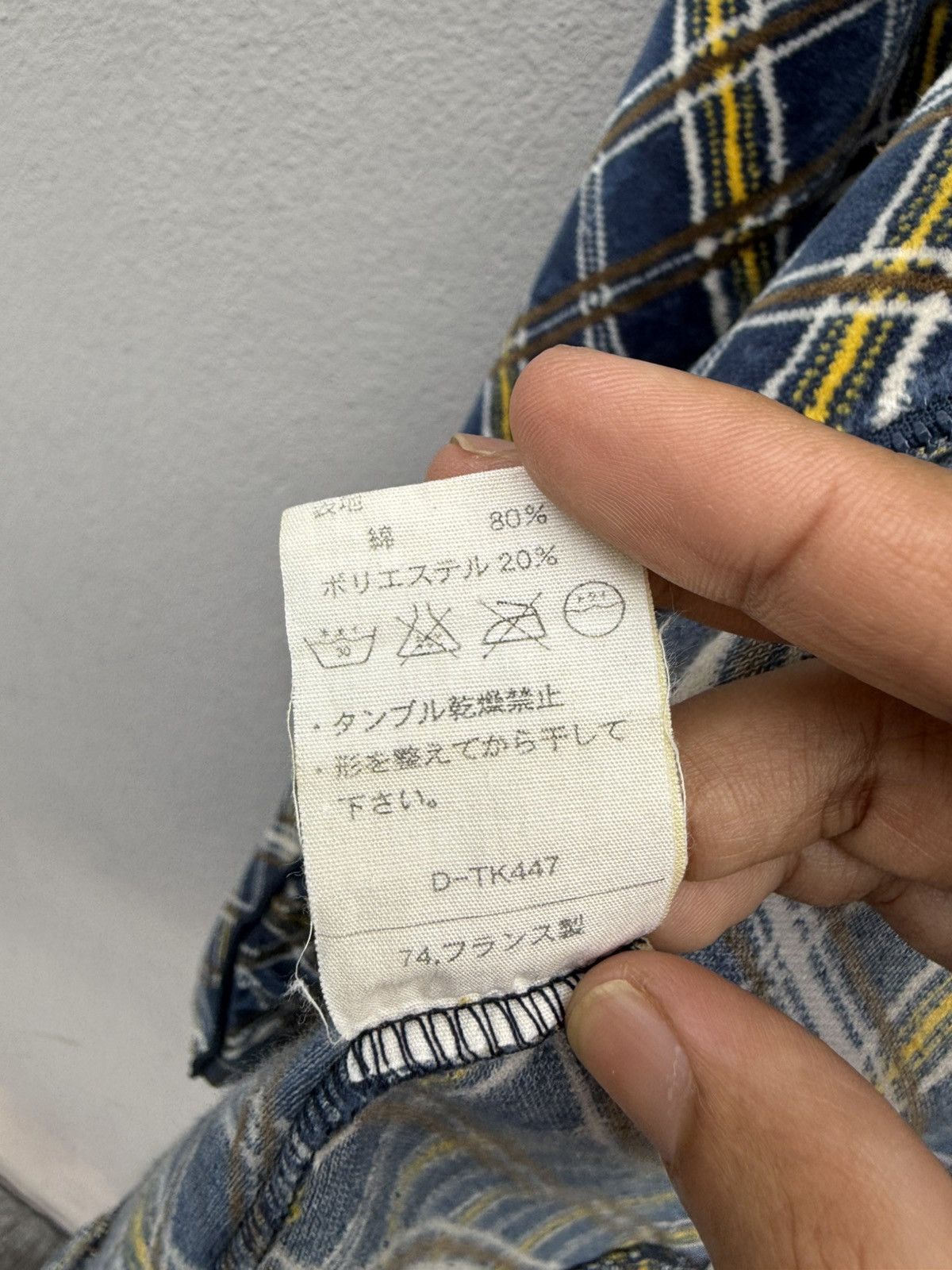 A.P.C. × Designer Vintage A.P.C. Checked Velvet Zip Up Jacket Size US S / EU 44-46 / 1 - 14 Thumbnail