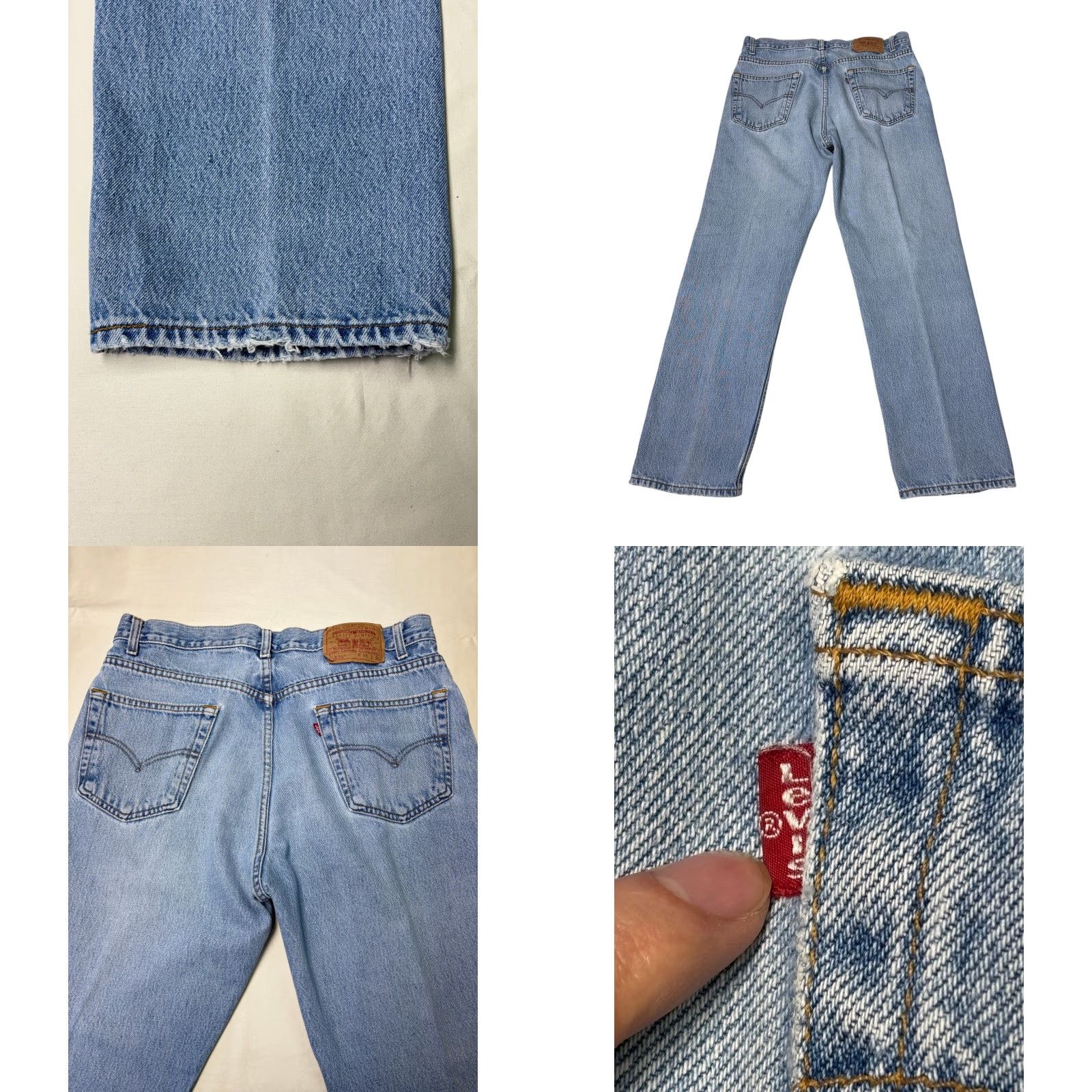 Levi's VINTAGE Levi's 505 Jeans Light Wash Regular Fit Straight Leg Mens W36 L30 Size US 36 / EU 52 - 8 Thumbnail