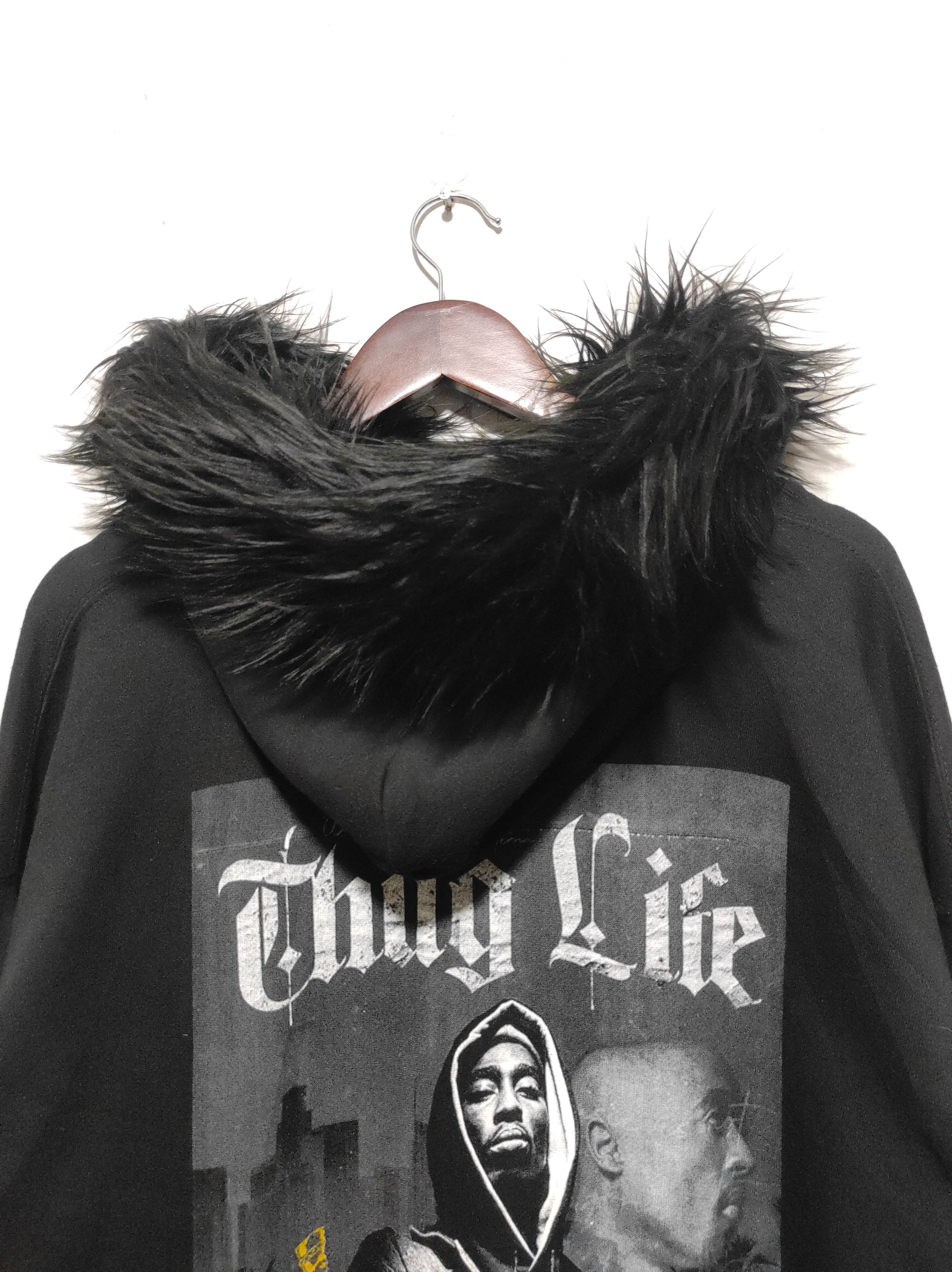 Rap Tees 2Pac Fur hoodie LGB style Size US XXL / EU 58 / 5 - 13 Thumbnail