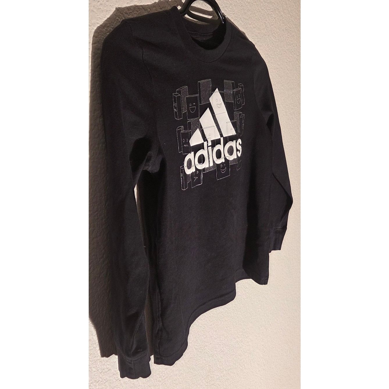 Adidas Adidas Black Graphic Logo Longsleeve - Boys Size 6 Size US XXS / EU 40 - 3 Thumbnail
