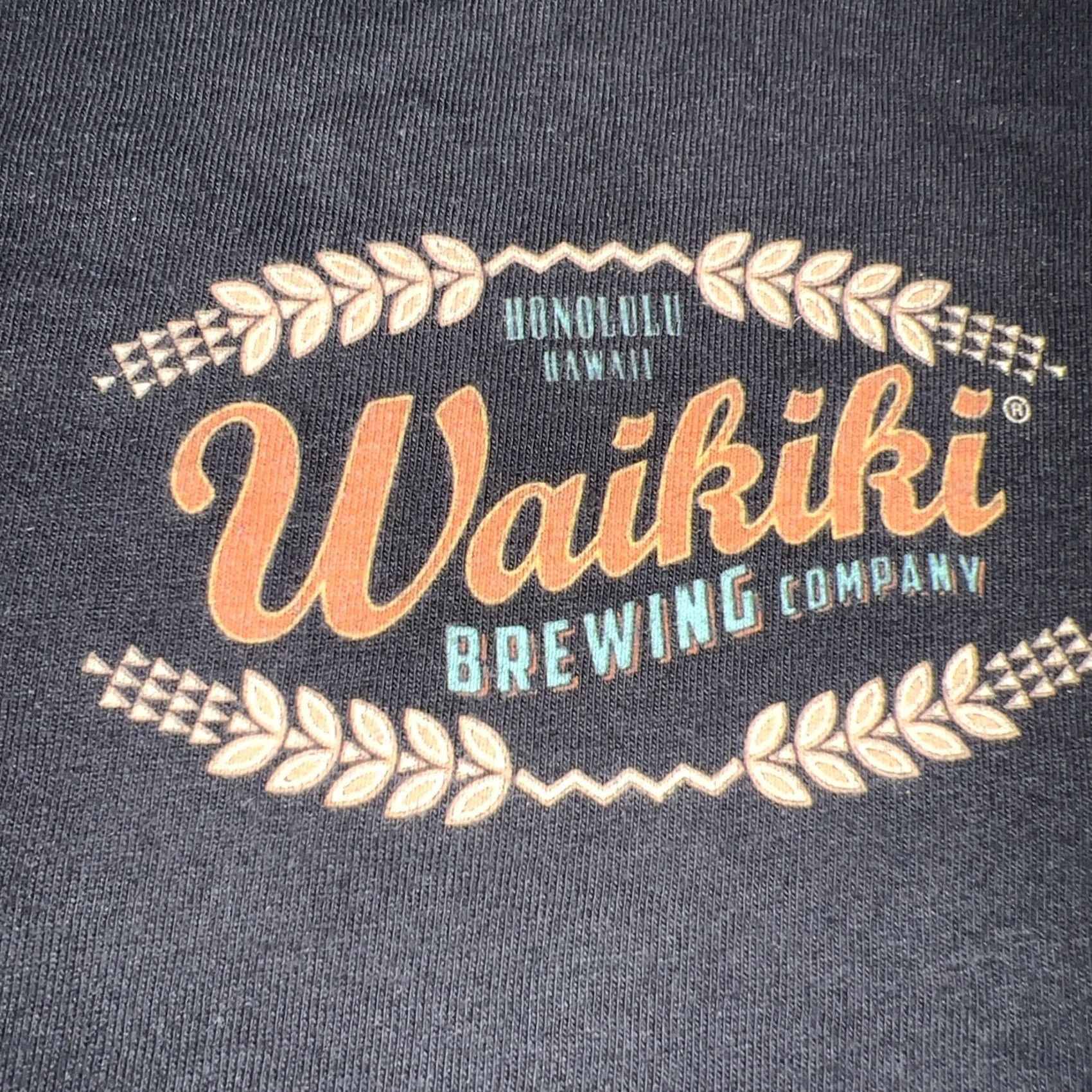Vintage Crazy Shirts Waikiki Brewing Company Honolulu Hawaii Drinking Shirt Black Cotton Crew Neck Short Sleeve M Surfer Logo Tee Mens Size US M / EU 48-50 / 2 - 3 Thumbnail