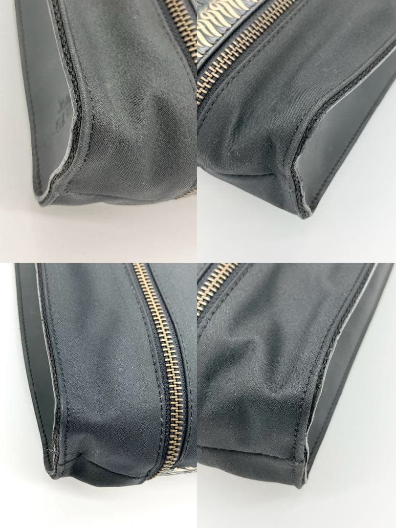 Jean Paul Gaultier JEAN PAUL GAULTIER Ruban Zip Tote Bag with Dragon Pattern Size ONE SIZE - 16 Thumbnail