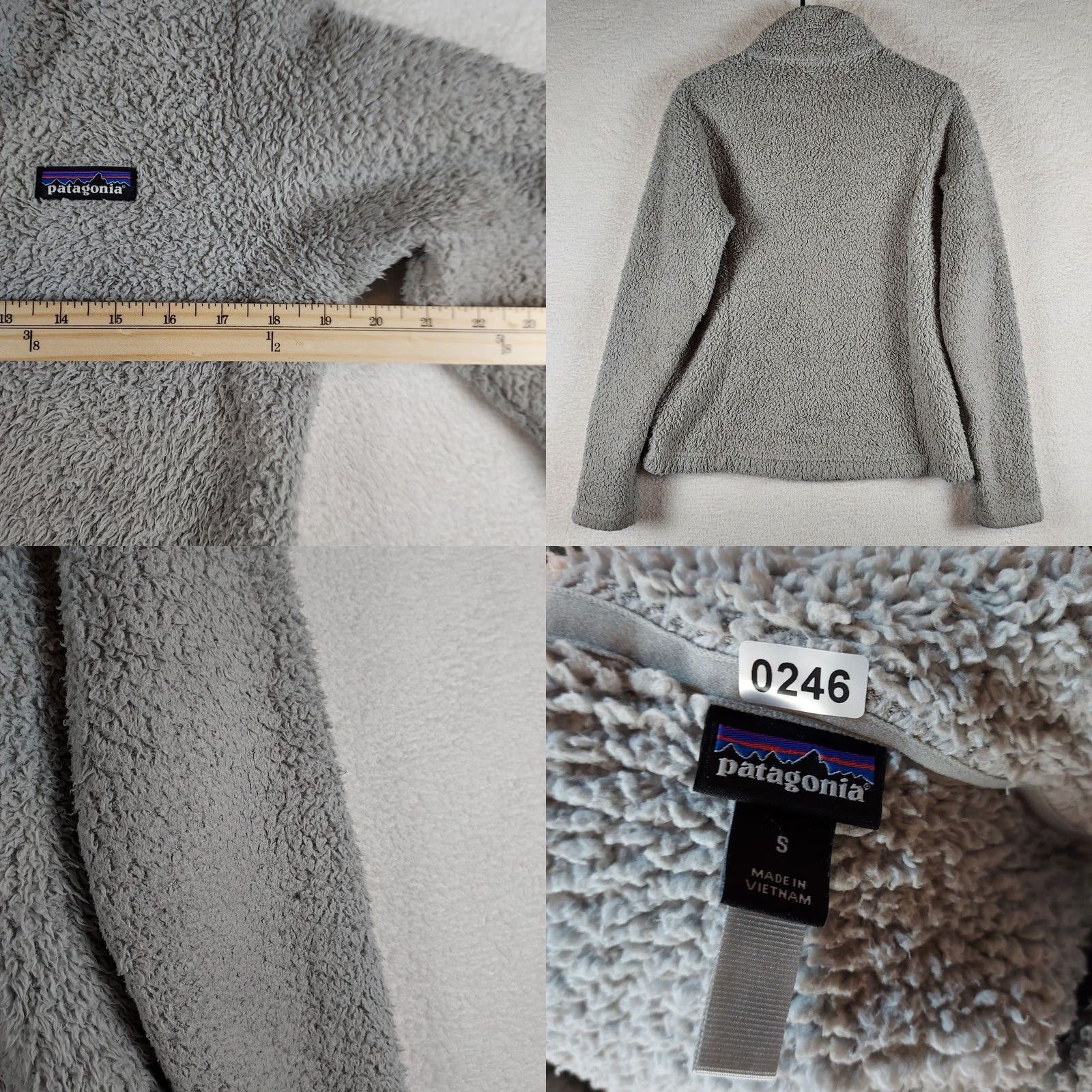 Patagonia Patagonia Sweatshirt Pullover 1/4 Zip Fleece Gray Women’s Small Jacket Size S / US 4 / IT 40 - 8 Thumbnail