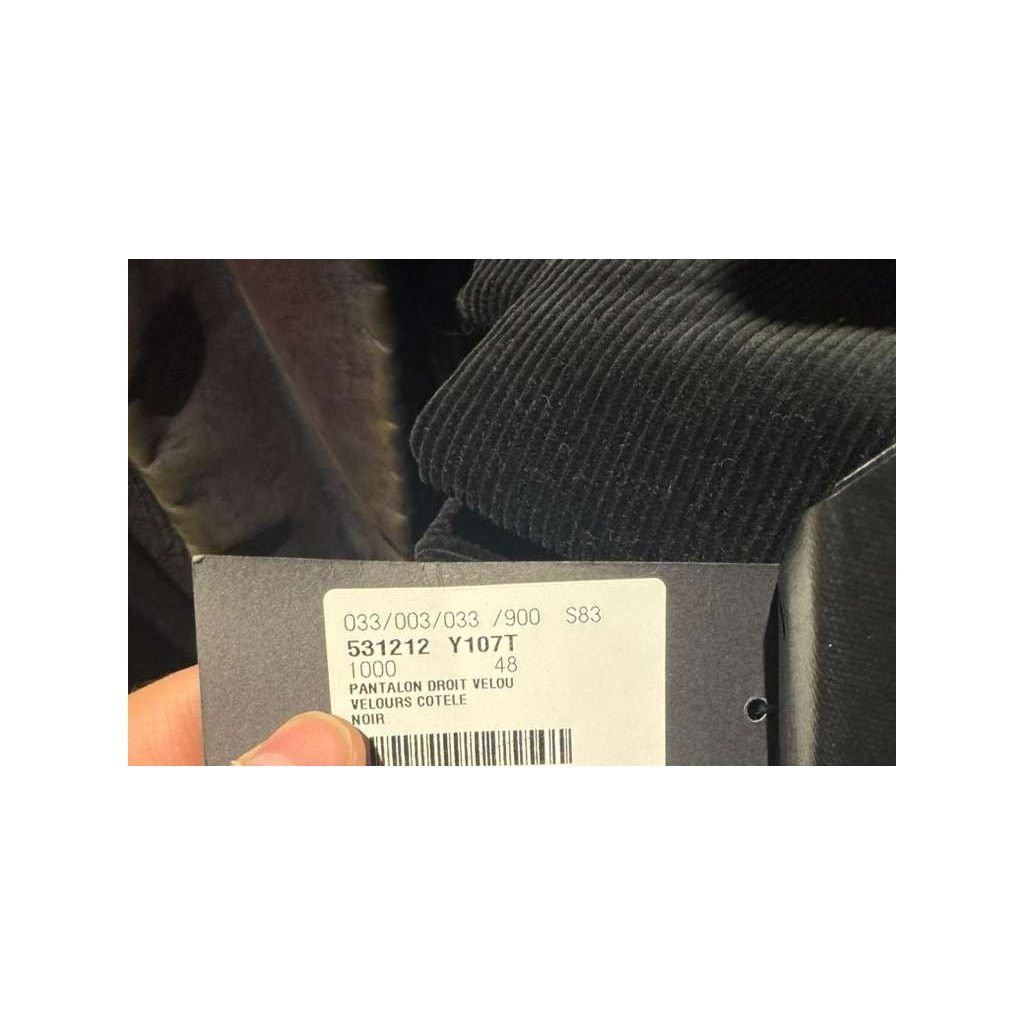 Saint Laurent Paris o1rshd1 Corduroy Drawstring Pants in Black Size US 32 / EU 48 - 15 Thumbnail