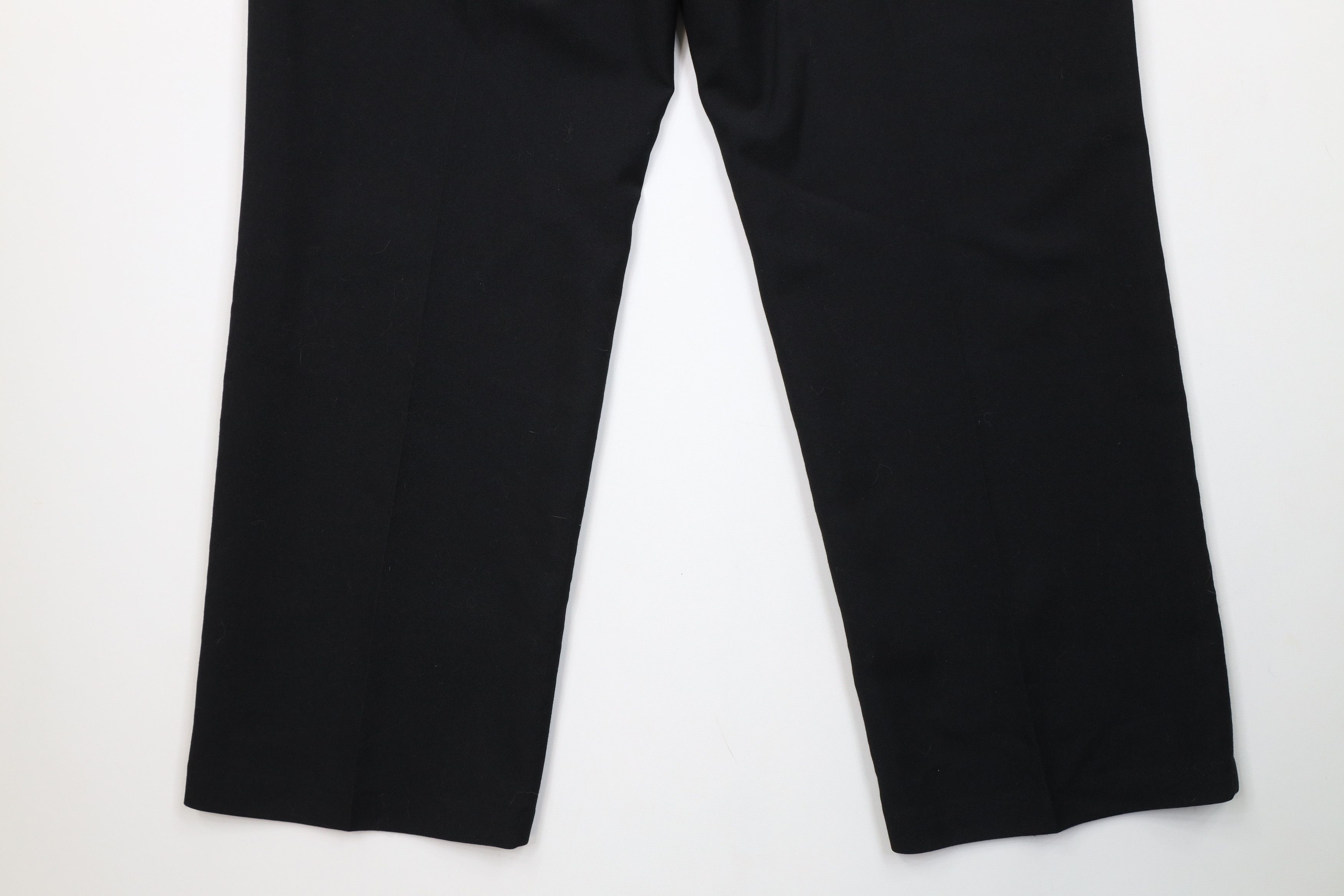 Vintage Vintage 90s Streetwear Wool Blend Wide Leg Chino Pants Black Size US 36 / EU 52 - 11 Thumbnail