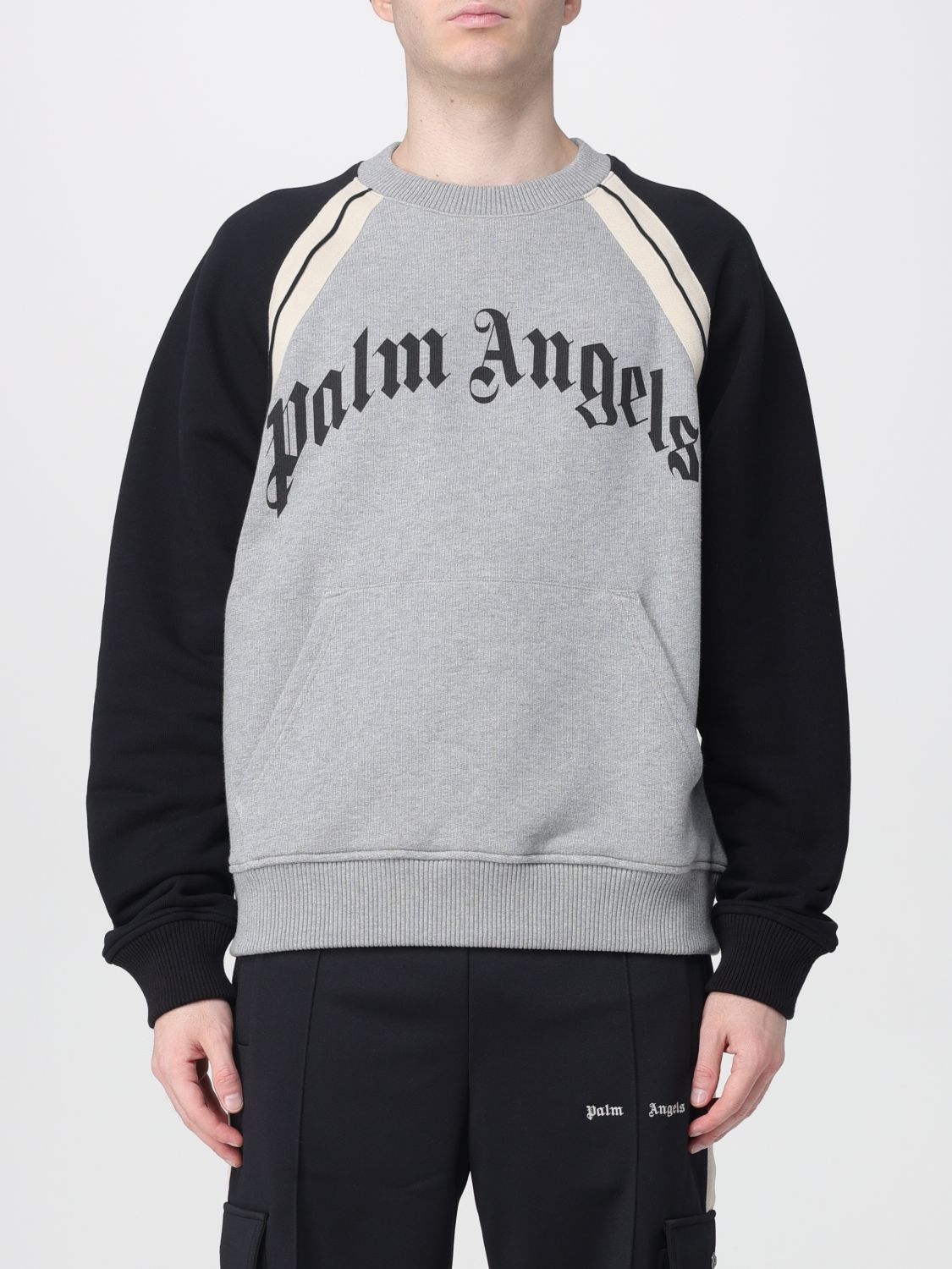 Palm Angels Palm Angels Sweatshirt Men Grey Size US M / EU 48-50 / 2 - 1 Thumbnail